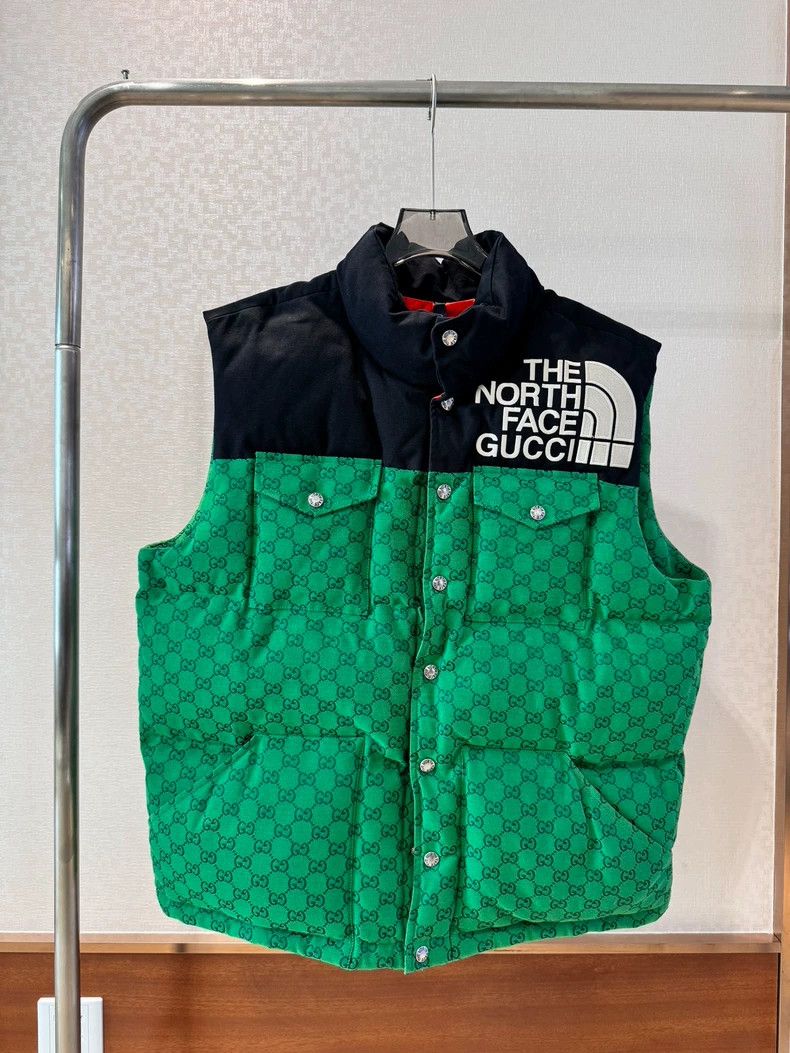 Gucci North Face co-branded down vest