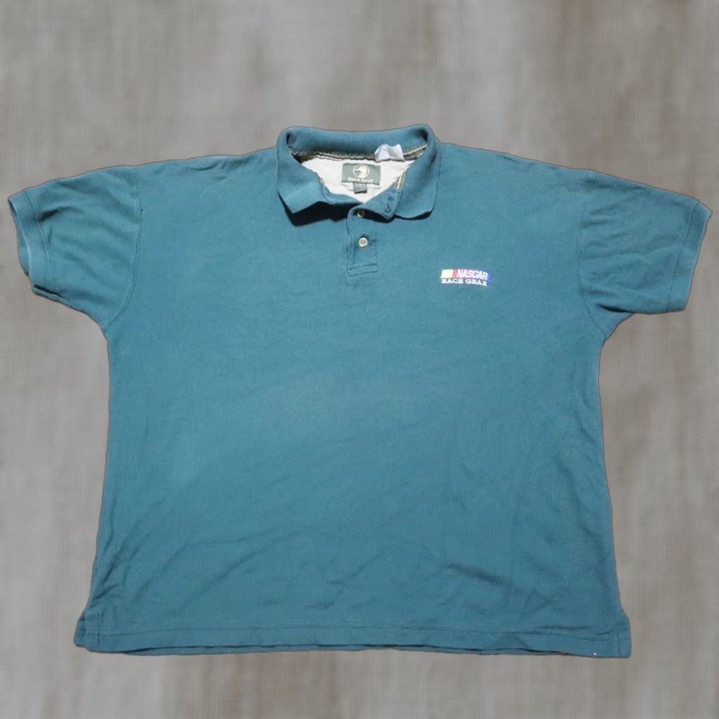 Under Armour Under Armour NASCAR Polo Shirt Adult M Blue Short Sleeve Button Collared Logo Mobil 1 Racing Size M / US 6-8 / IT 42-44 - 1 Thumbnail