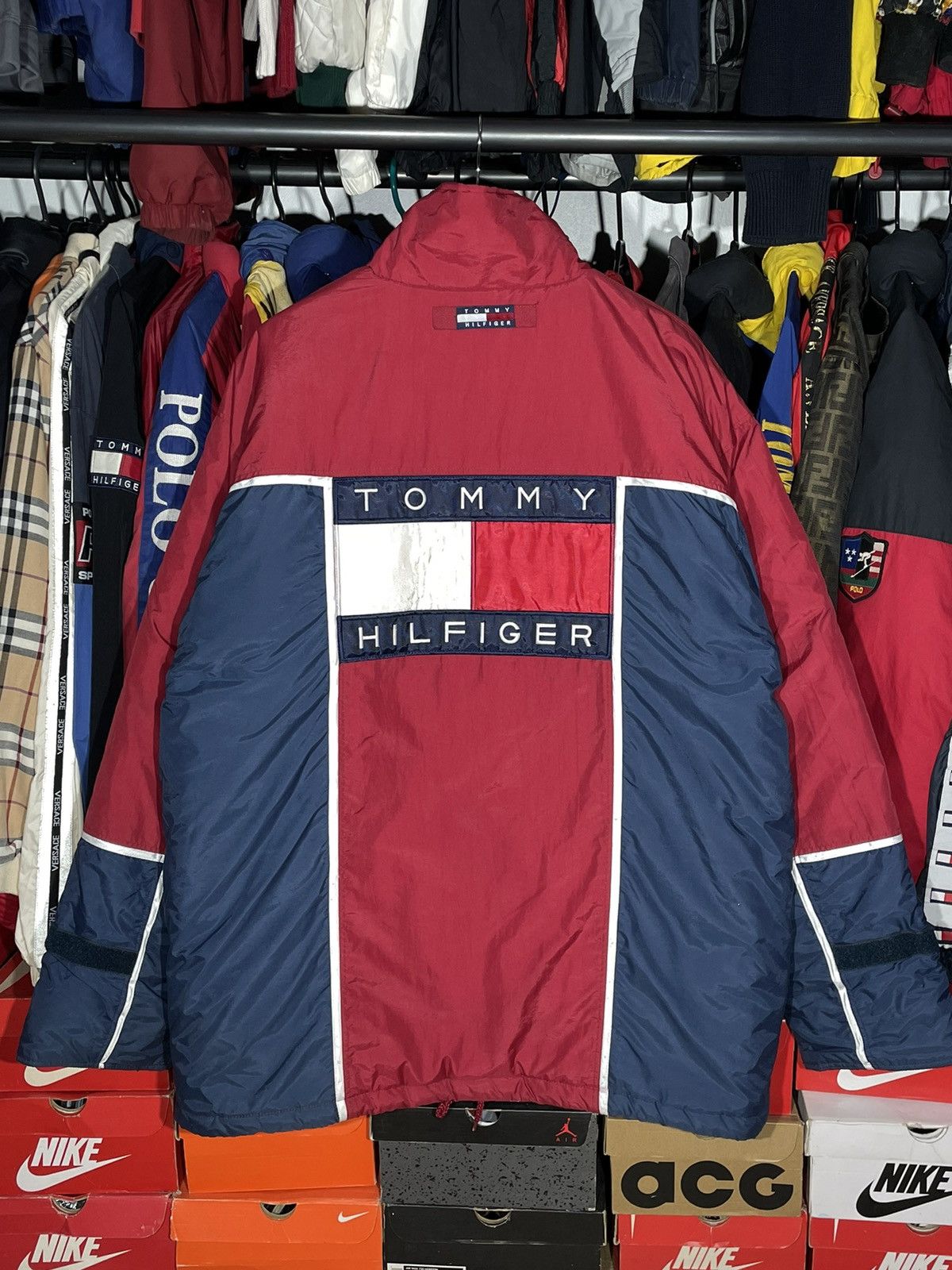 Tommy Hilfiger × Vintage Jacket Tommy Hilfiger Big Flag 90’s Vintage Size US XL / EU 56 / 4 - 4 Thumbnail