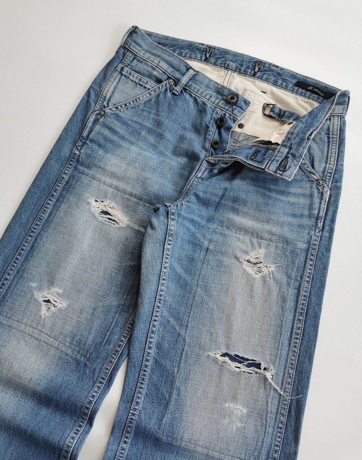 Johnbull Baggy Johnbull Double Knee AP320 Jeans Size US 29 - 3 Thumbnail