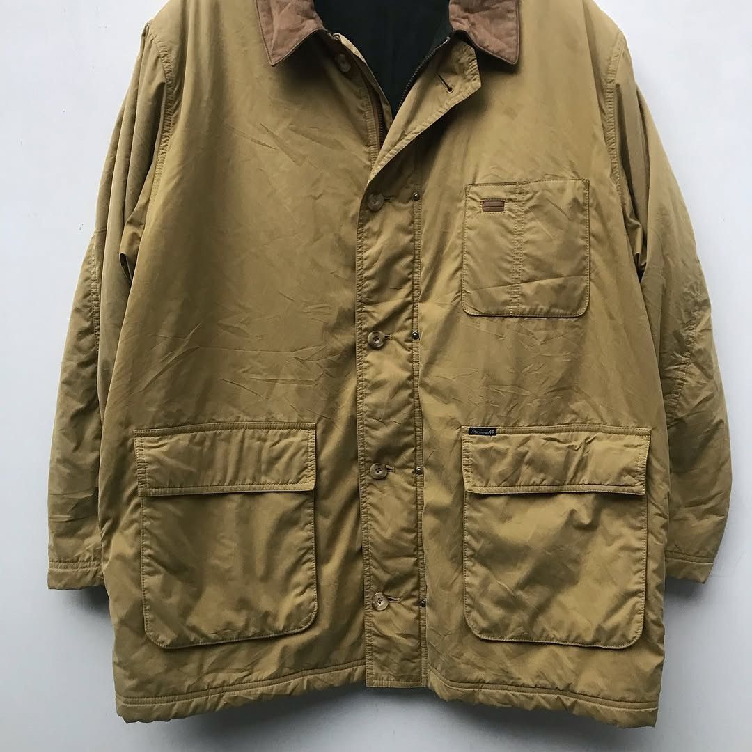 Designer × Faconnable Vintage Faconnable hunting jacket Big Pocket Full Zip musta Size US L / EU 52-54 / 3 - 3 Thumbnail