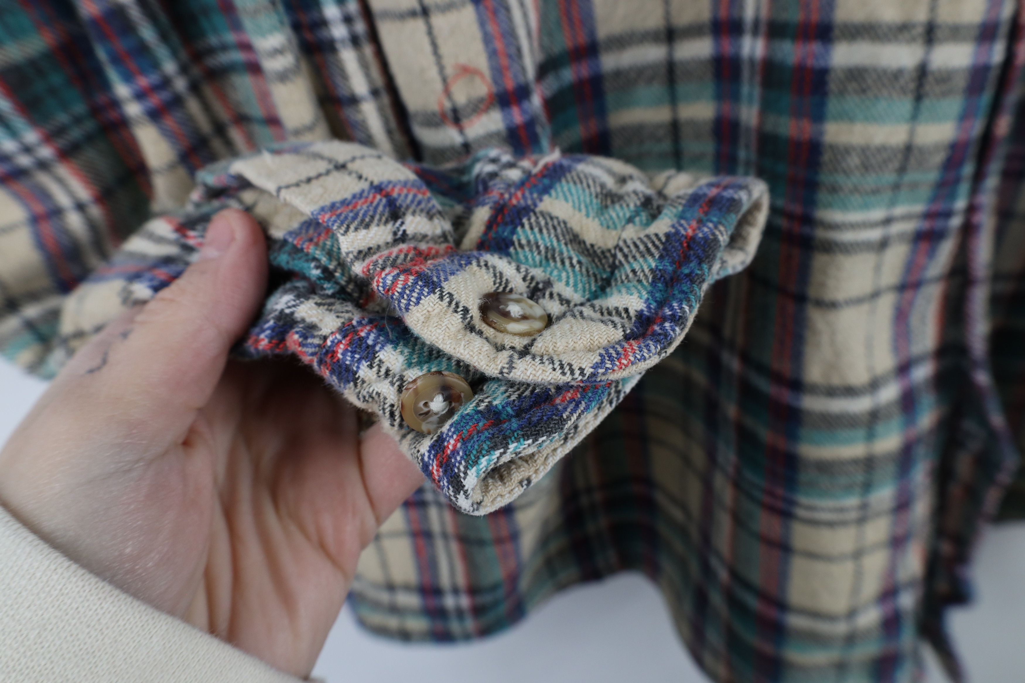 Vintage Vintage 90s Streetwear Heavyweight Workwear Button Shirt Size US XL / EU 56 / 4 - 7 Thumbnail