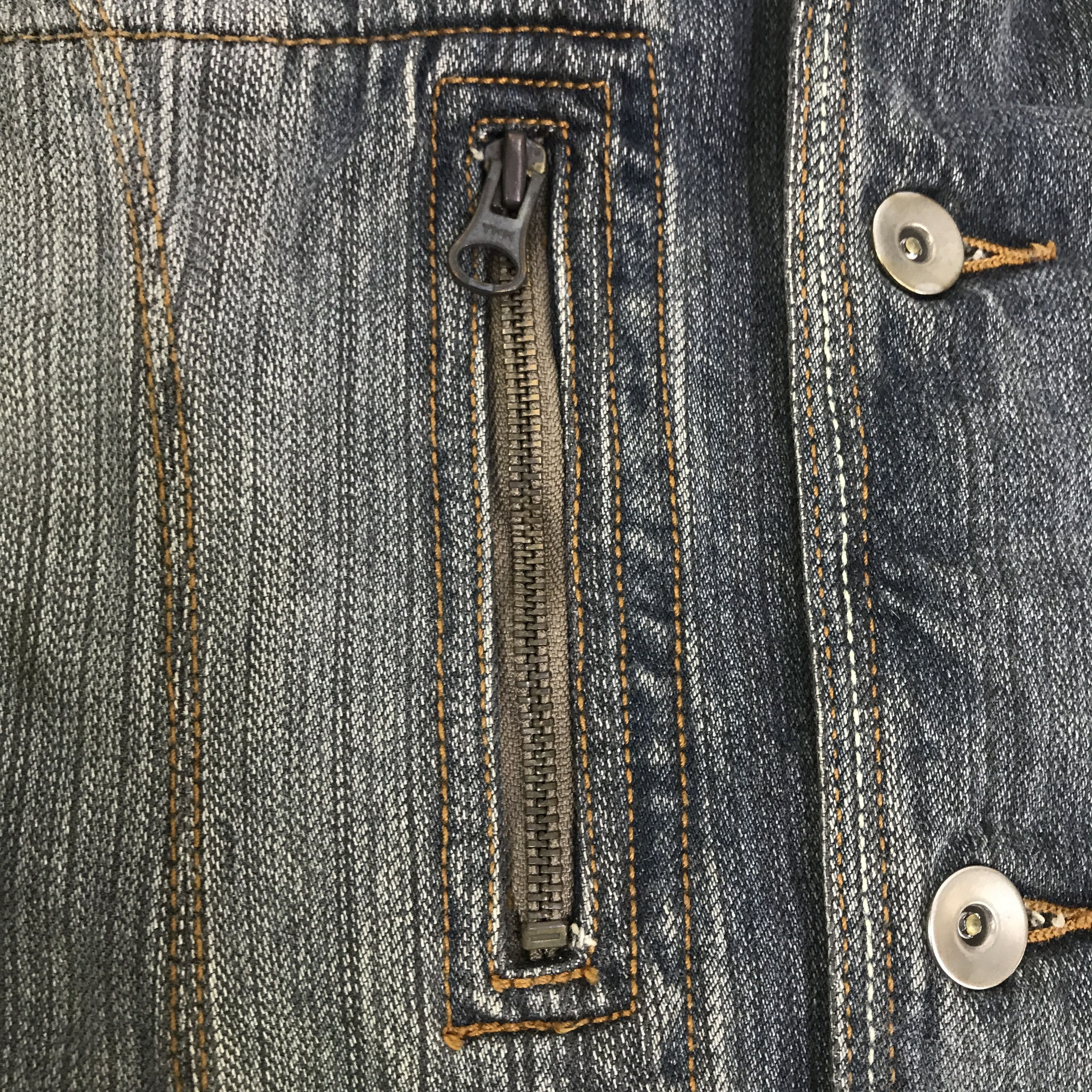 Japanese Brand ikka Japanese style denim Button jacket K128B9 Size US L / EU 52-54 / 3 - 11 Thumbnail