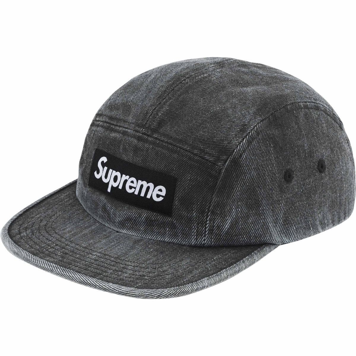 Supreme Coated Denim Camp Cap Grailed