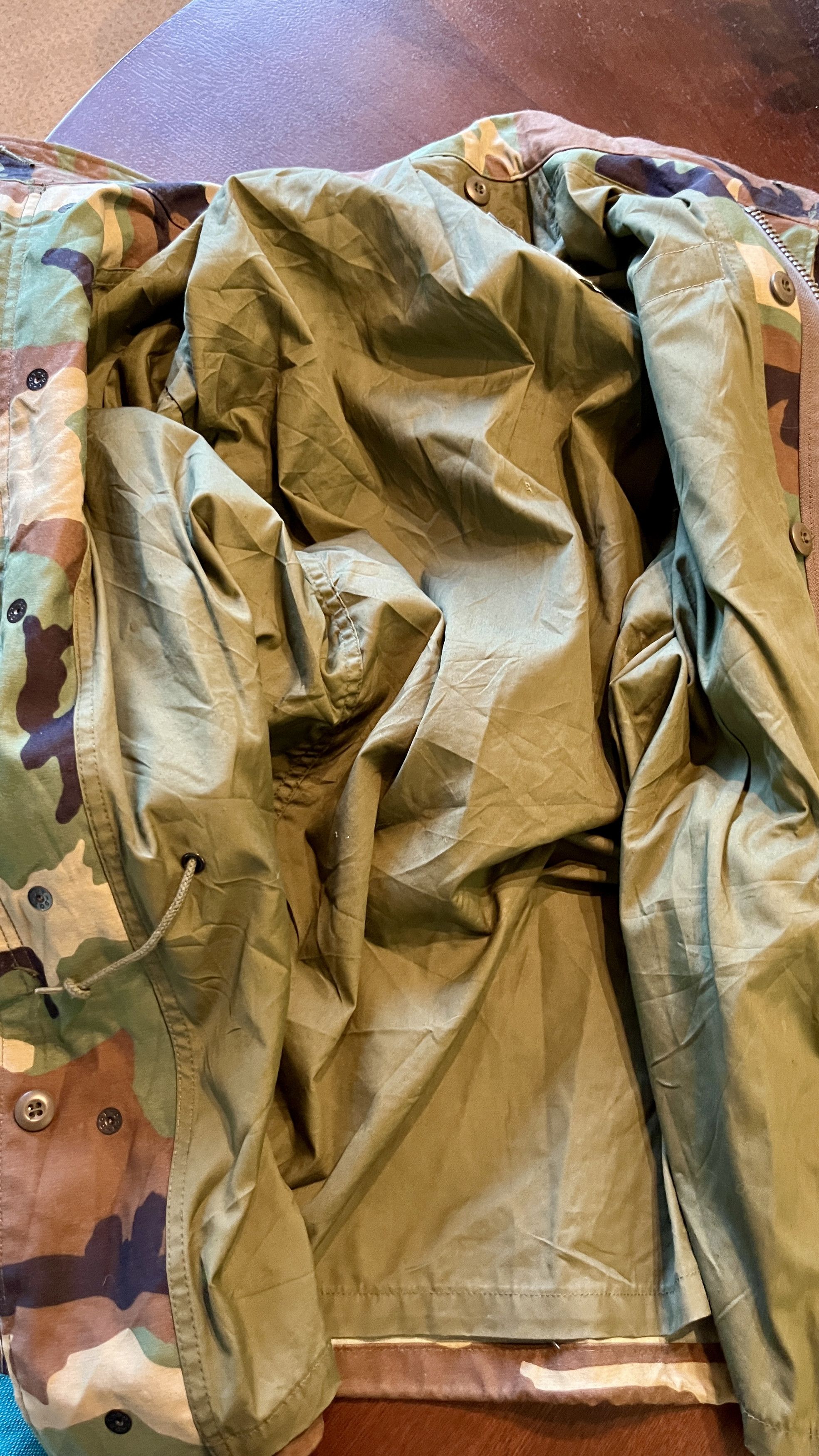 Vintage Vintage 1996 US Air Force Woodland Camo M-65 Field Jacket Size US M / EU 48-50 / 2 - 10 Thumbnail