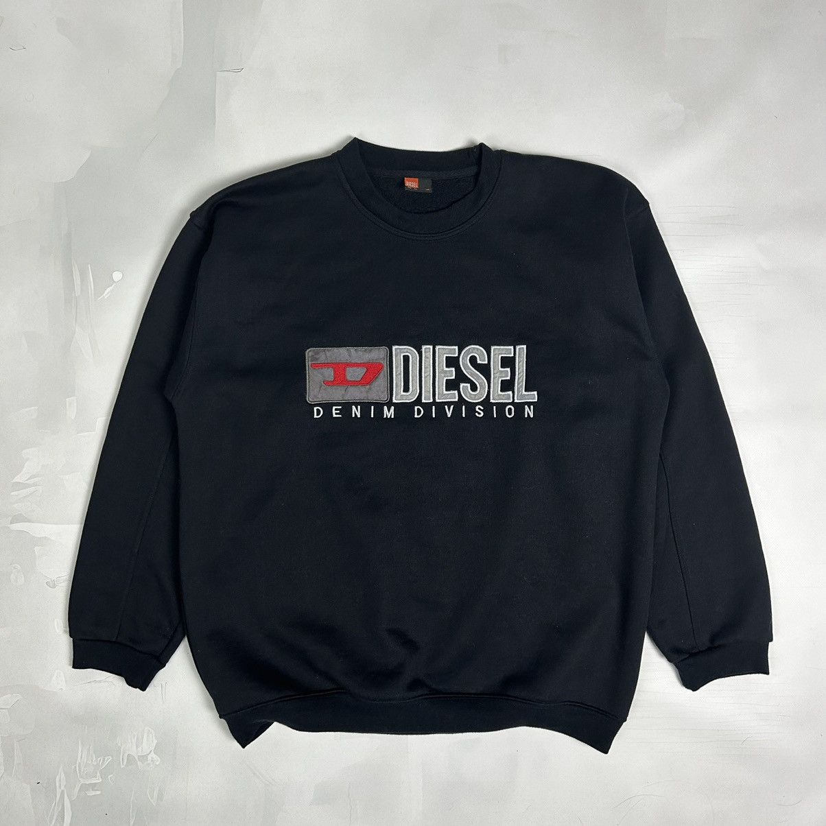 Diesel × Vintage Y2K Diesel Vintage Big Logo Sweatshirt Size US XL / EU 56 / 4 - 5 Thumbnail