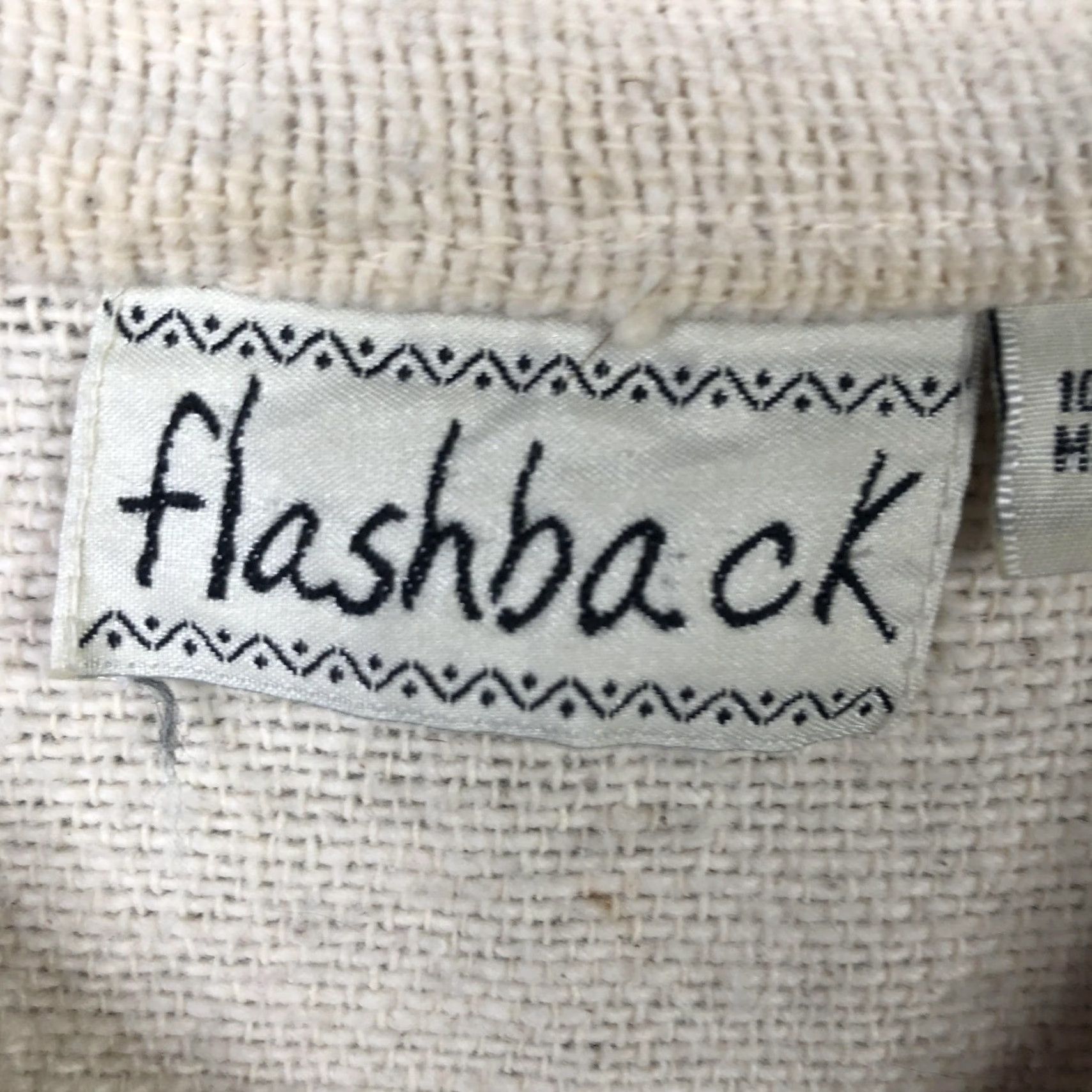 Vintage VINTAGE Flashback Cardigan Sweater Womens L Ivory Button Front Crochet Granny Core Size L / US 10 / IT 46 - 3 Thumbnail