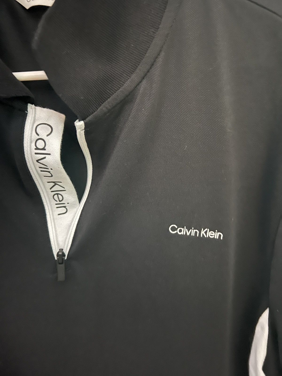 Calvin Klein Calvin Klein Half Zip Polo Size US L / EU 52-54 / 3 - 3 Thumbnail