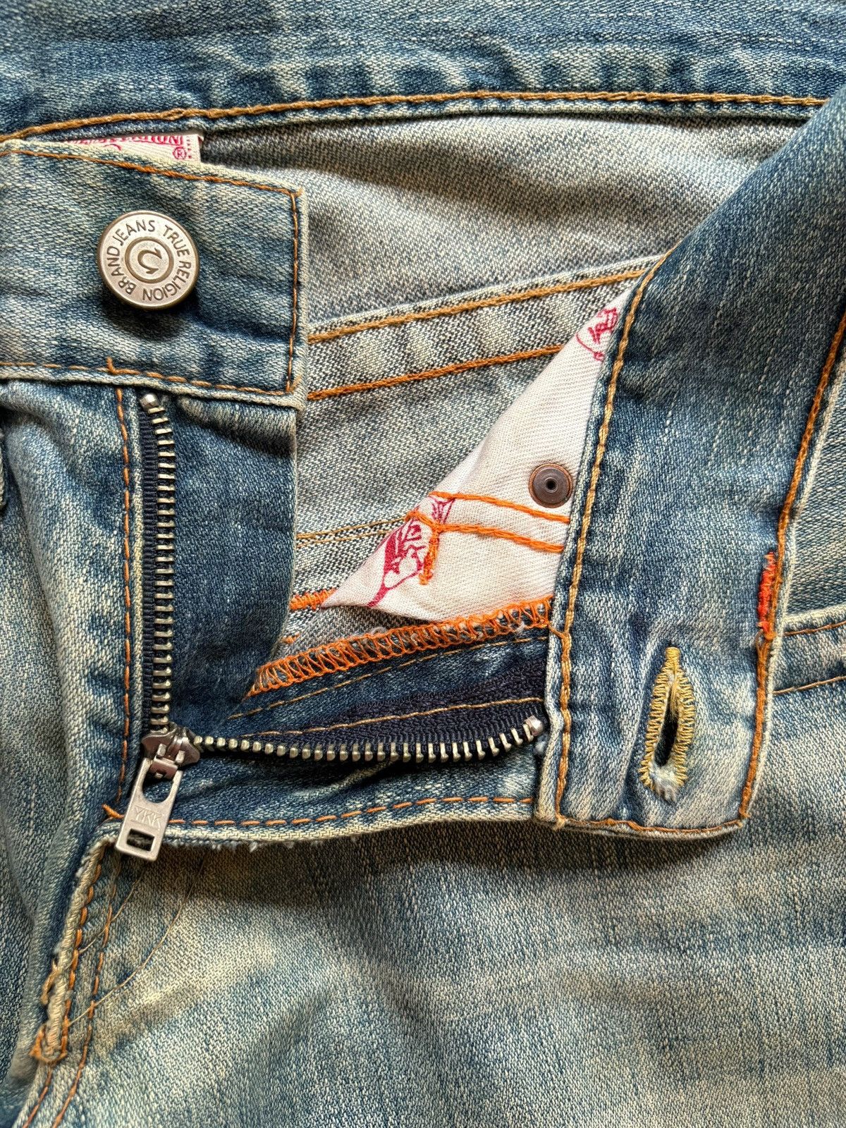 True Religion Vintage / Y2K True Religion Joey Mud Wash Flare Jeans Size US 31 - 9 Thumbnail