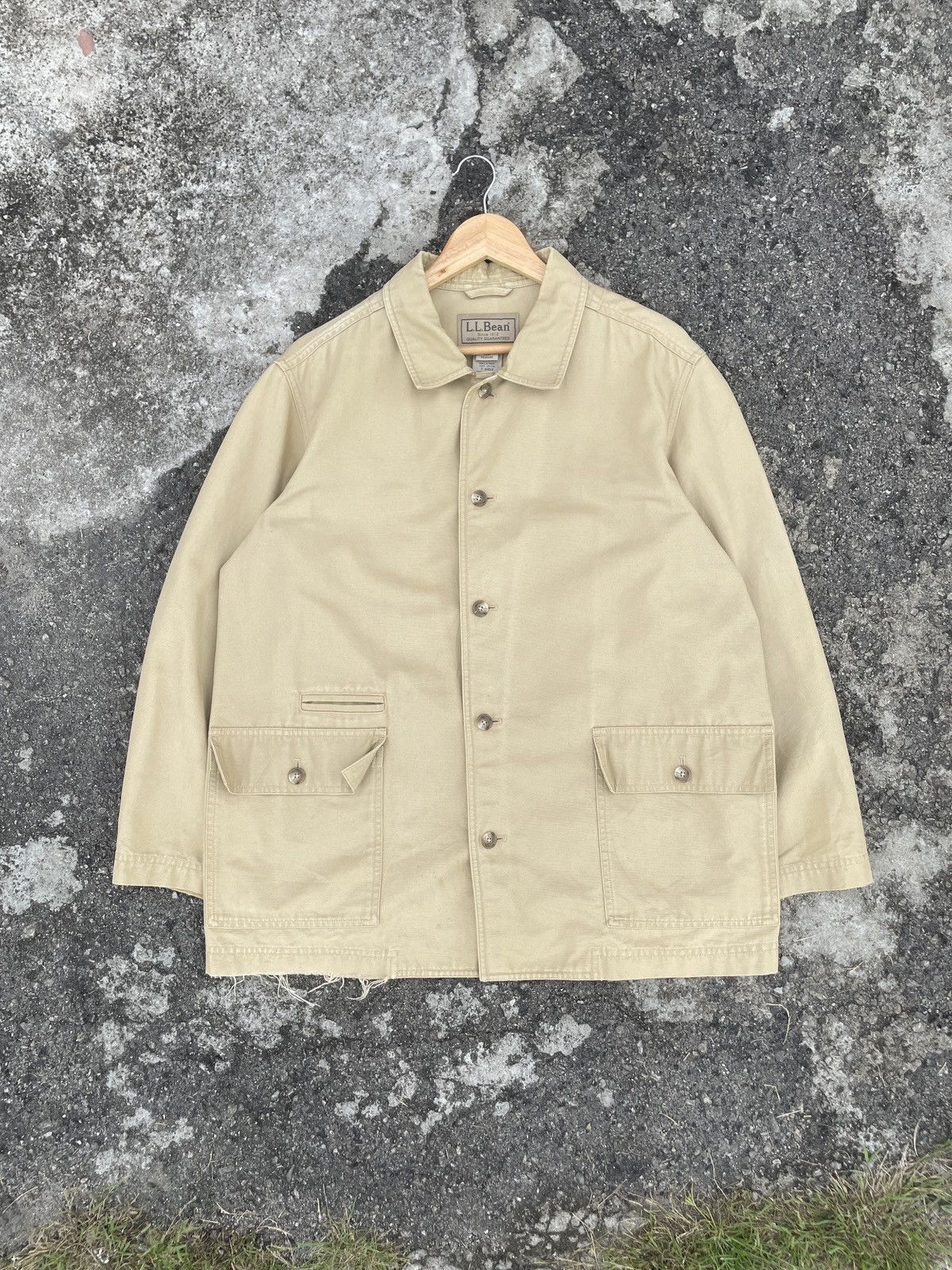 L.L. Bean Vintage LL Bean Chore Jacket Distressed Size US M / EU 48-50 / 2 - 1 Thumbnail