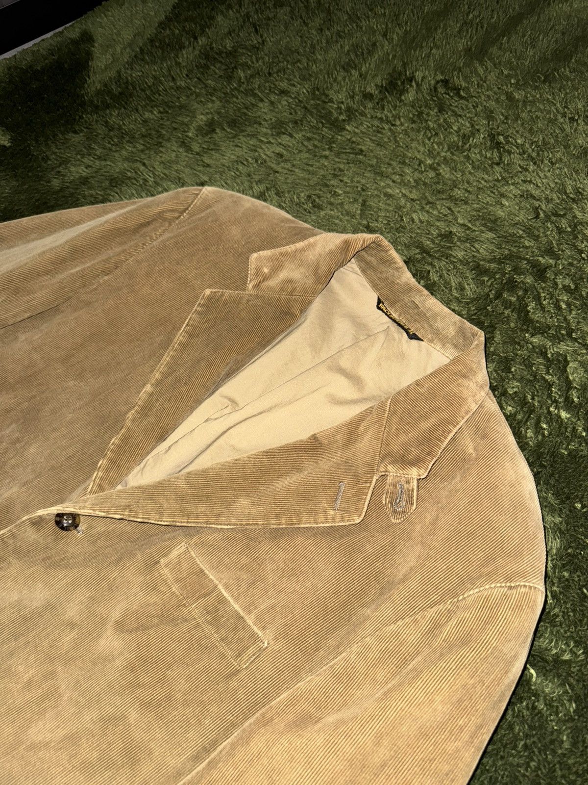 Faconnable Faconnable Japan Elbow-Patch Corduroy Blazer Size 44R - 2 Thumbnail