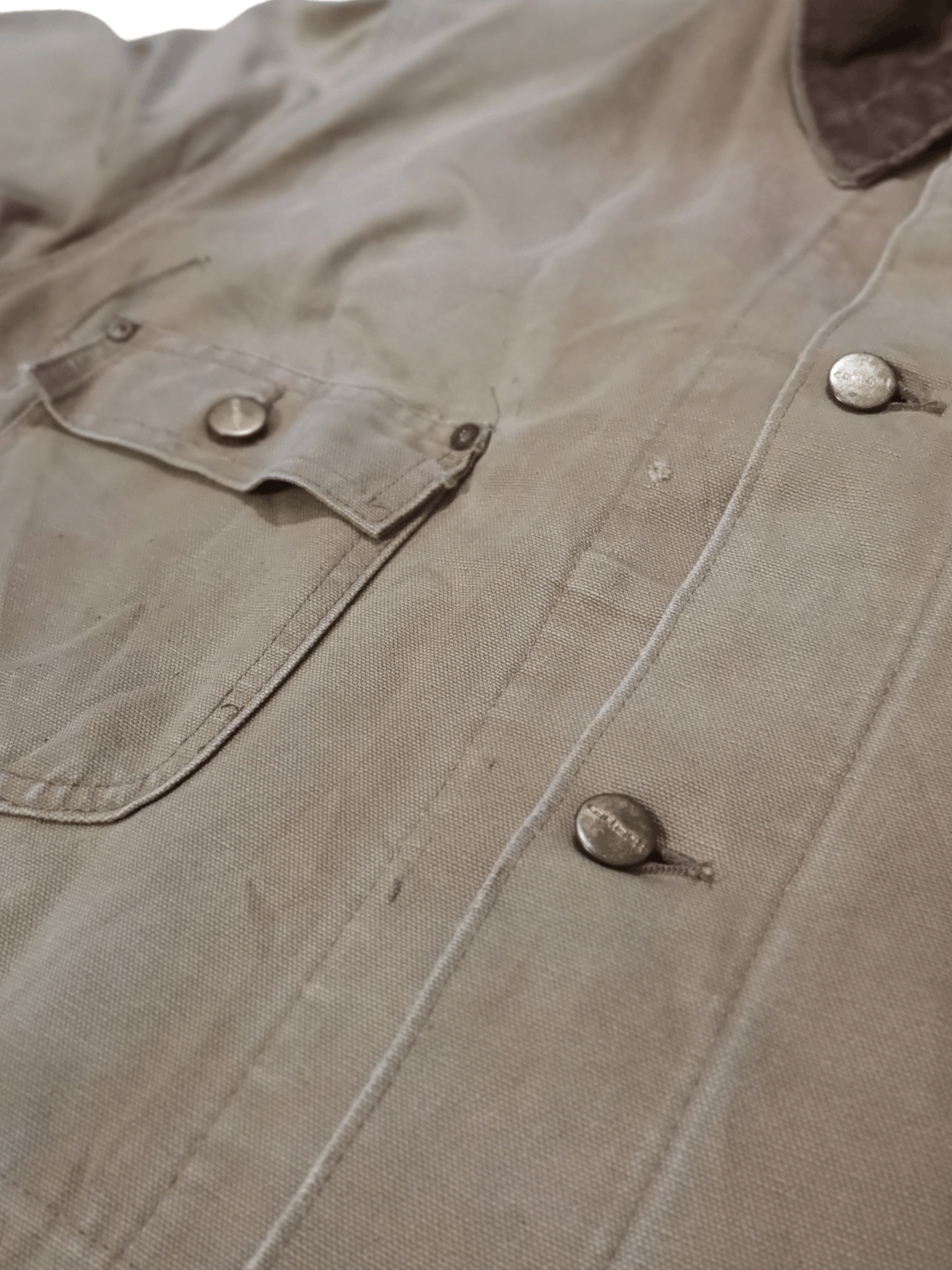 Carhartt 🔥Vintage 90's Carhartt Michigan Chore Sun Faded Distressed Size US L / EU 52-54 / 3 - 3 Thumbnail