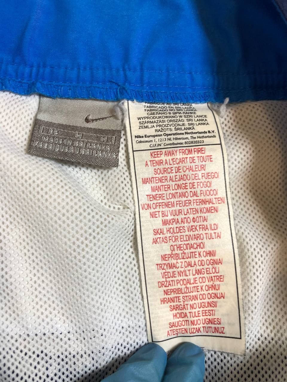 Nike NIKE Y2K Swim Trunks Navy Blue Spell Out Logo Board Shorts Size US 32 / EU 48 - 2 Thumbnail