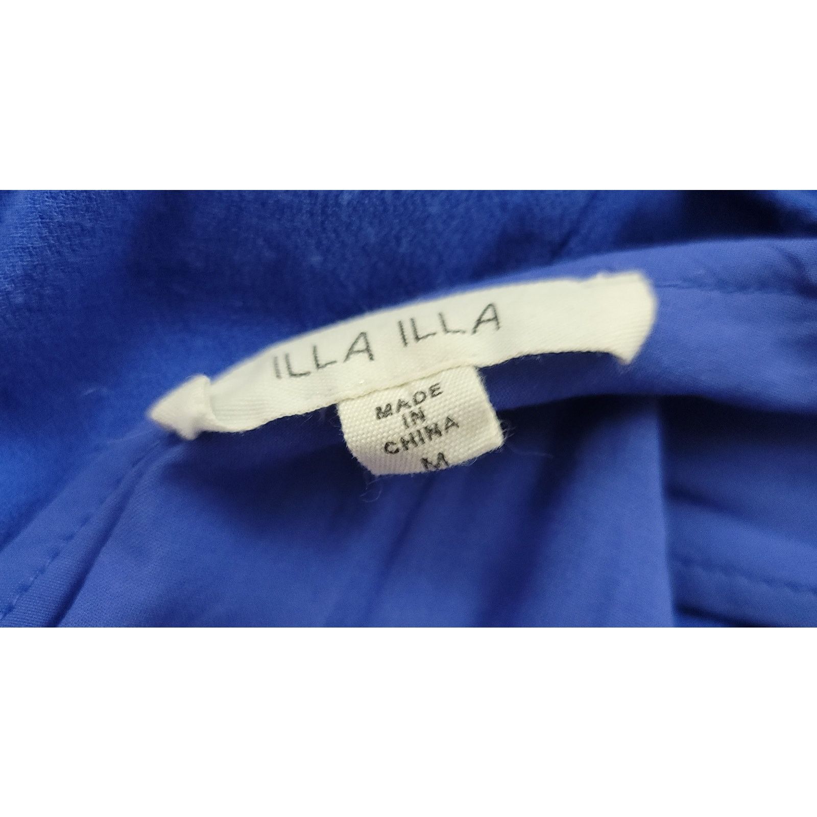 Other Illa Illa Blue Embroidered Floral Romper M Tie Back Size 32" / US 10 / IT 46 - 5 Thumbnail