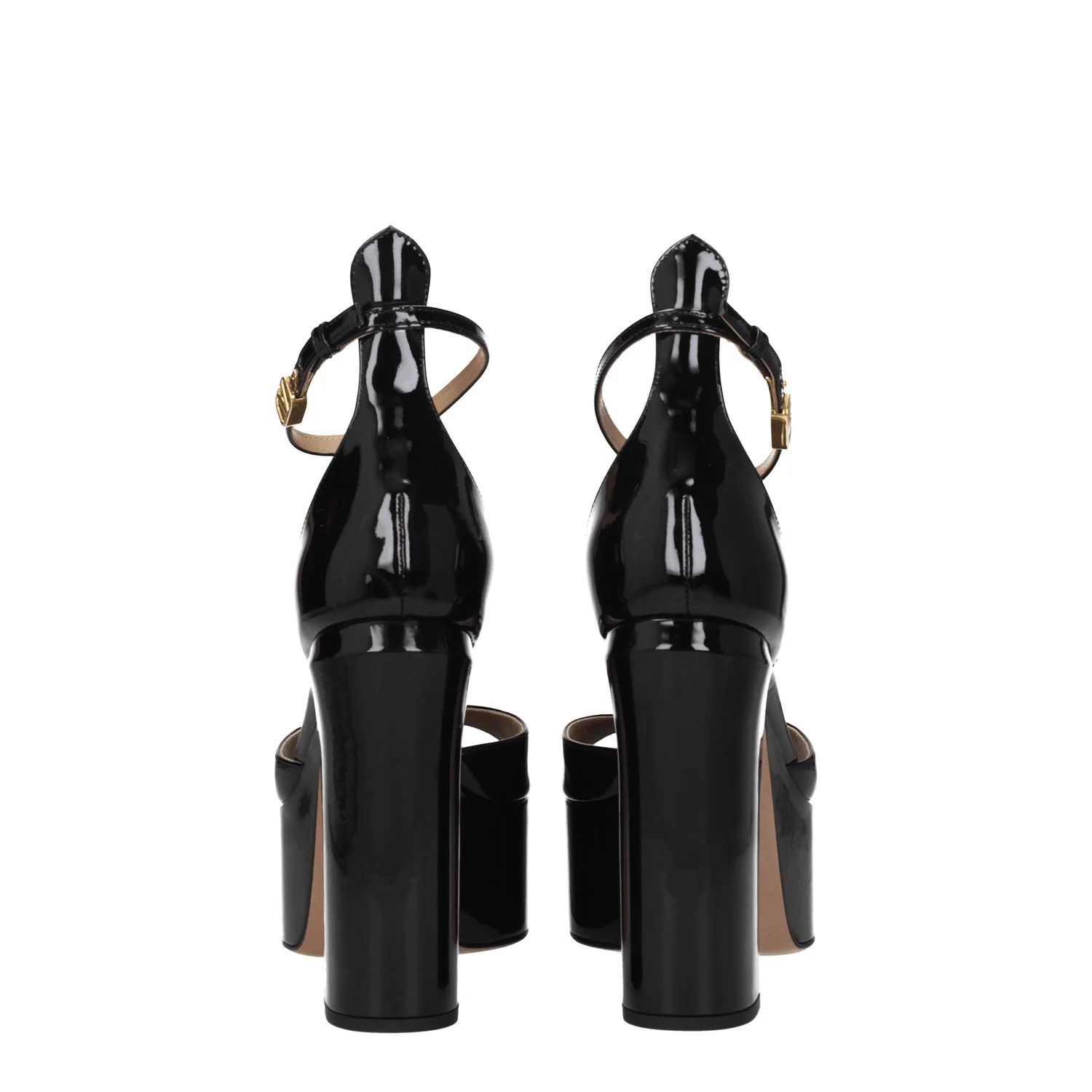 Valentino ob1o1e1224 Patent Leather Sandals in Black Size US 8.5 / IT 38.5 - 5 Thumbnail