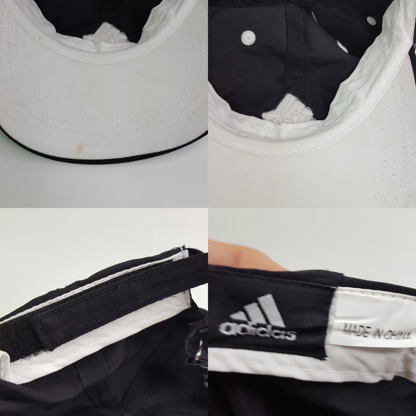 Adidas VINTAGE Adidas Golf PGA Snapback Black Adjustable Hat Baseball Cap Mens 90s Retro Sports Embroidered Lightweight Moisture- Wicking Size ONE SIZE - 8 Thumbnail