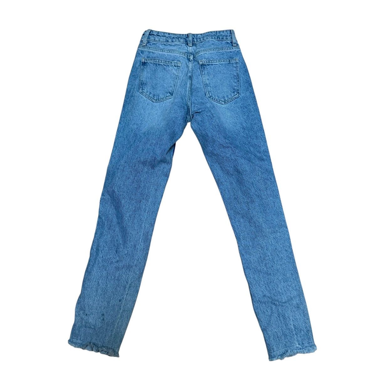 Zara Zara Mom fit rhinestone seam jeans Size 24" / US 00 / IT 34 - 3 Thumbnail