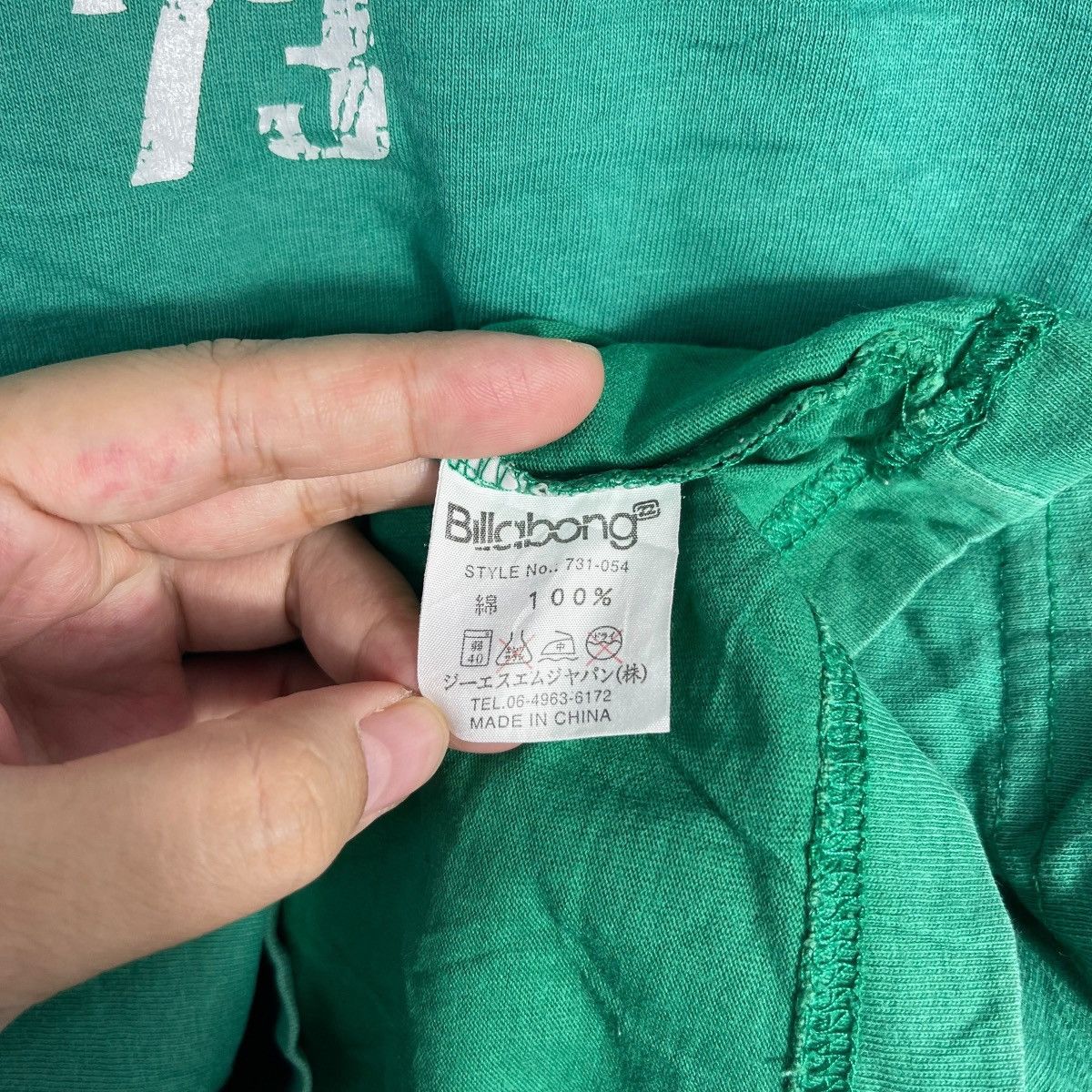 Billabong Billabong Australia 73 Long Sleeve T-Shirt Green Spellout Size US L / EU 52-54 / 3 - 7 Thumbnail