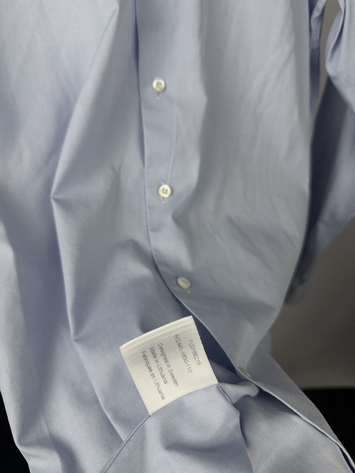 Strenstroms Luxury 00s Stenstroms Blue Twofold Cotton Button Down Shirt Size US M / EU 48-50 / 2 - 10 Thumbnail