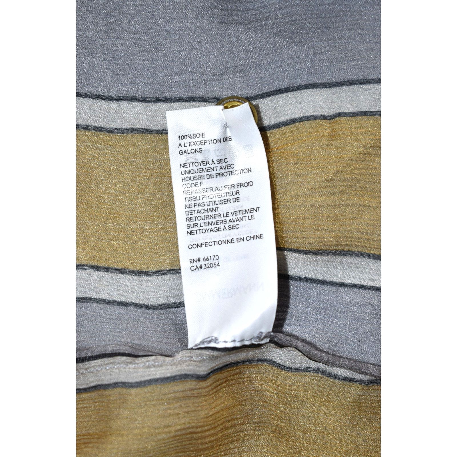 Zimmermann ZIMMERMANN Striped Silk Georgette Sabotage Midi Dress Sz 2 Size XS / US 0-2 / IT 36-38 - 8 Thumbnail