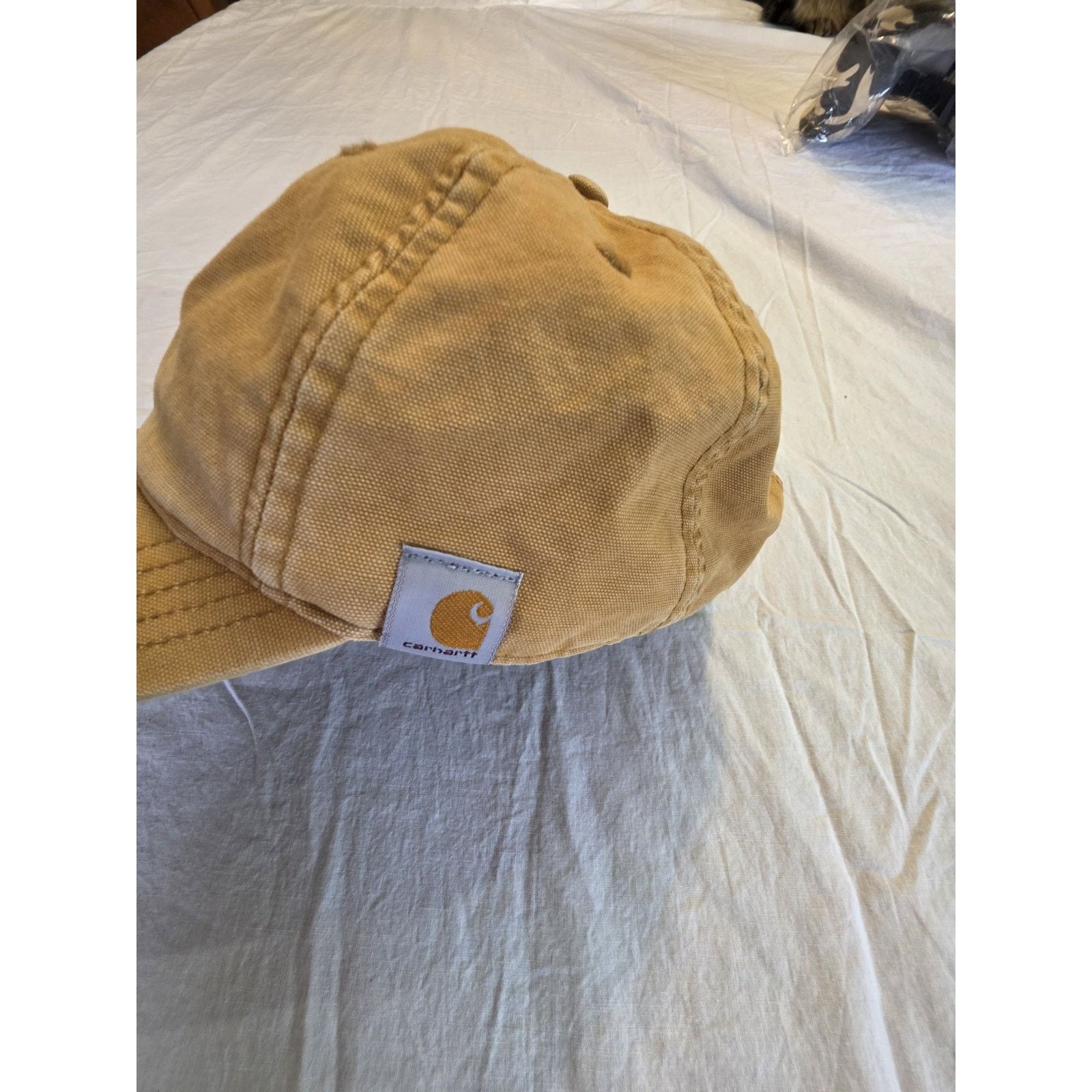 Carhartt Carhartt Adjustable Canvas Hat 100% Cotton Color Is Tan Size ONE SIZE - 2 Thumbnail