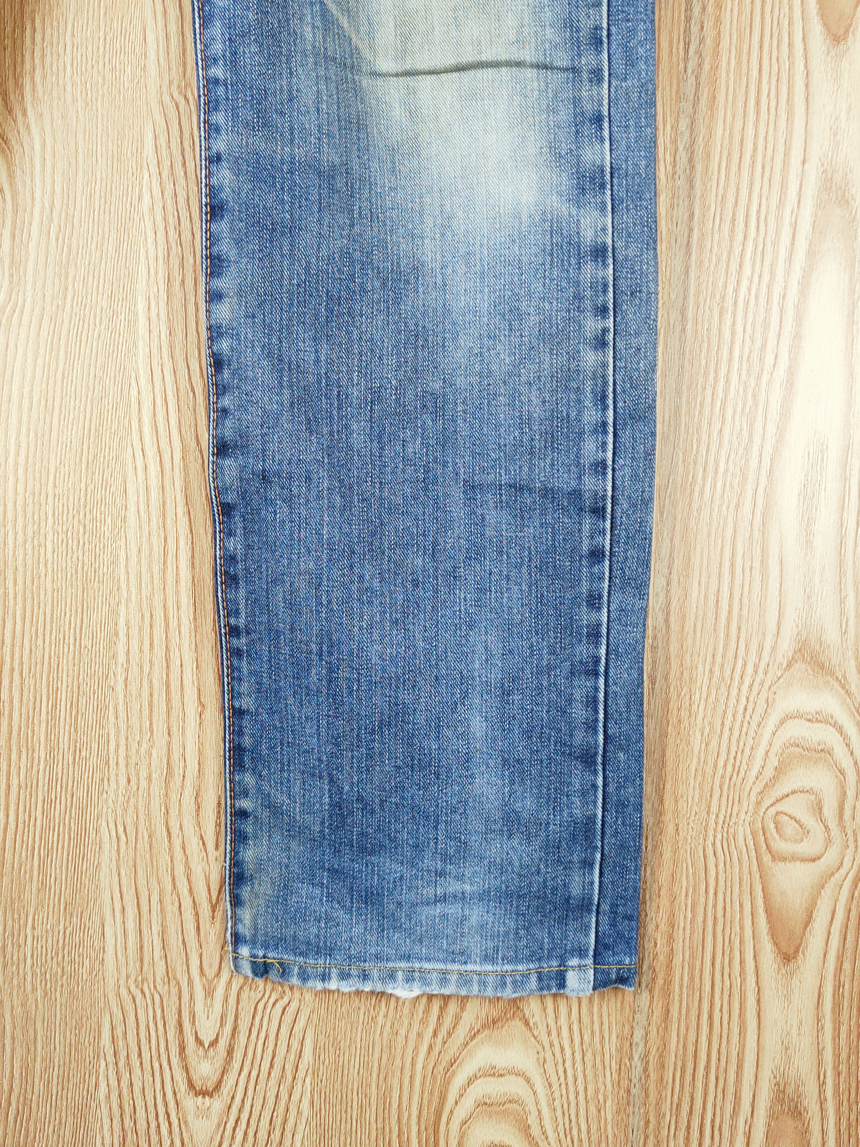 Edwin Edwin Blue Distressed Ripped Jeans #W941 Size US 33 - 6 Thumbnail