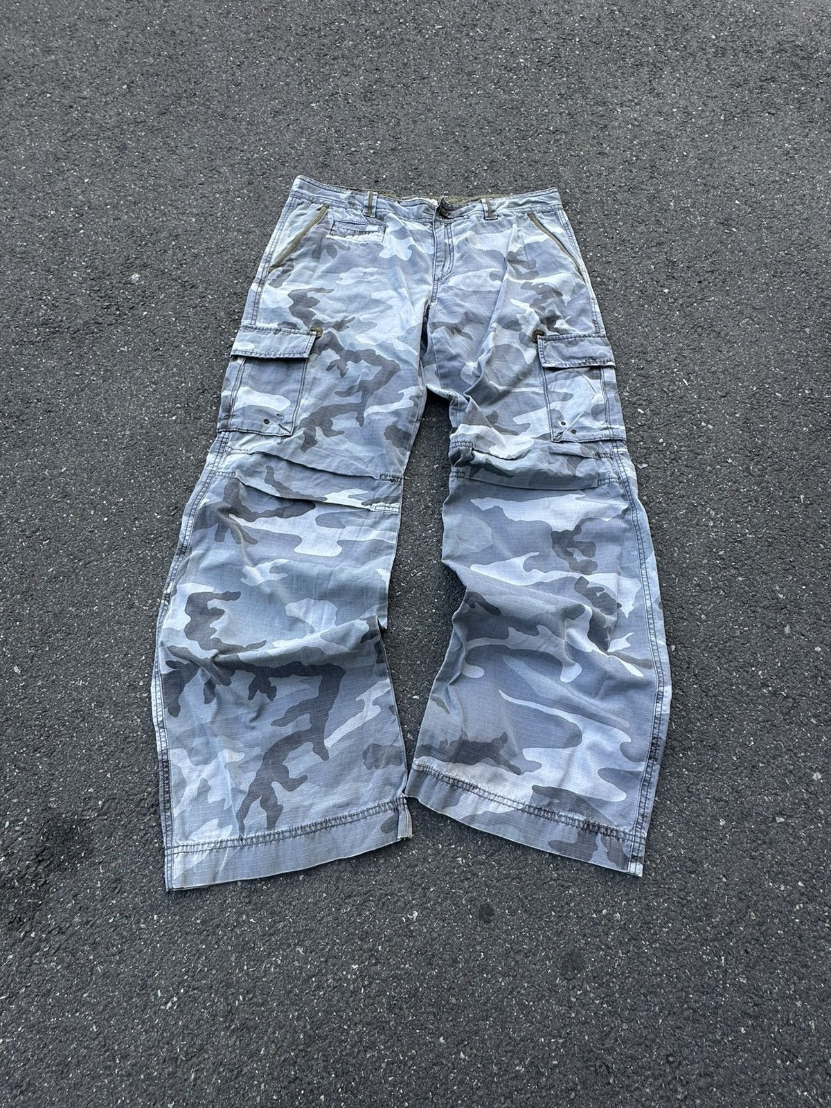 Polo Ralph Lauren Polo Ralph Lauren Baggy Camo Avantgarde Y2K Pants Size US 32 / EU 48 - 2 Thumbnail
