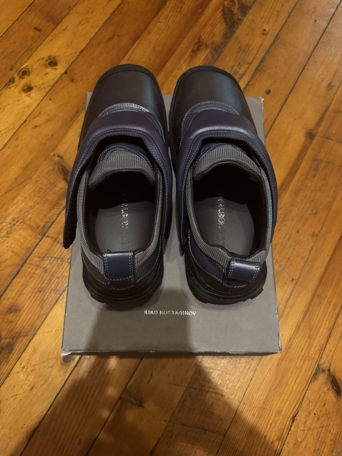 Kiko Kostadinov Kiko Kostadinov Tonkin Strap Shoe Slate Grey/Gunmetal Size US 11.5 / EU 44-45 - 2 Thumbnail
