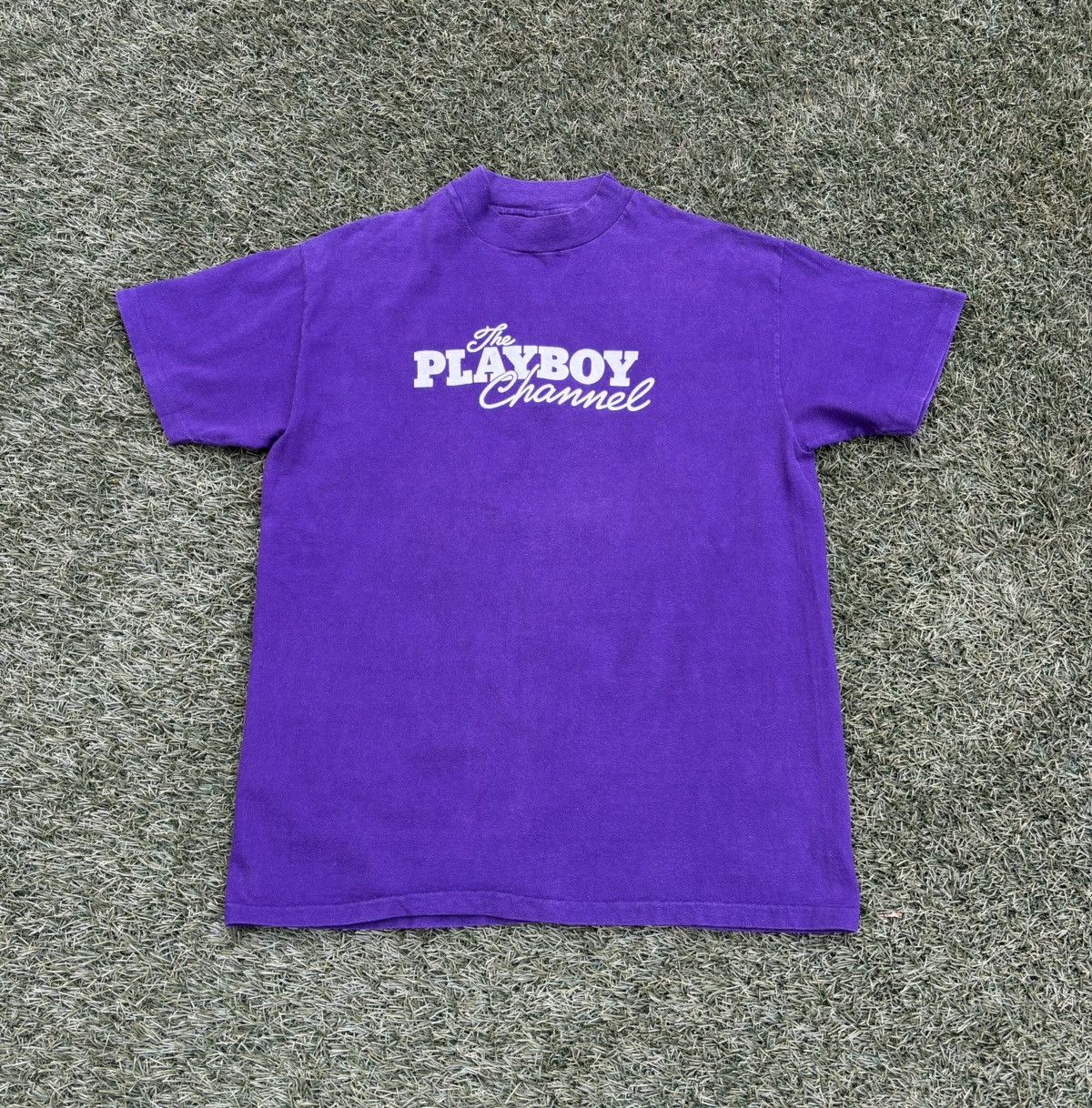Playboy Vintage 80s The Playboy channel t shirt Size US L / EU 52-54 / 3 - 1 Thumbnail