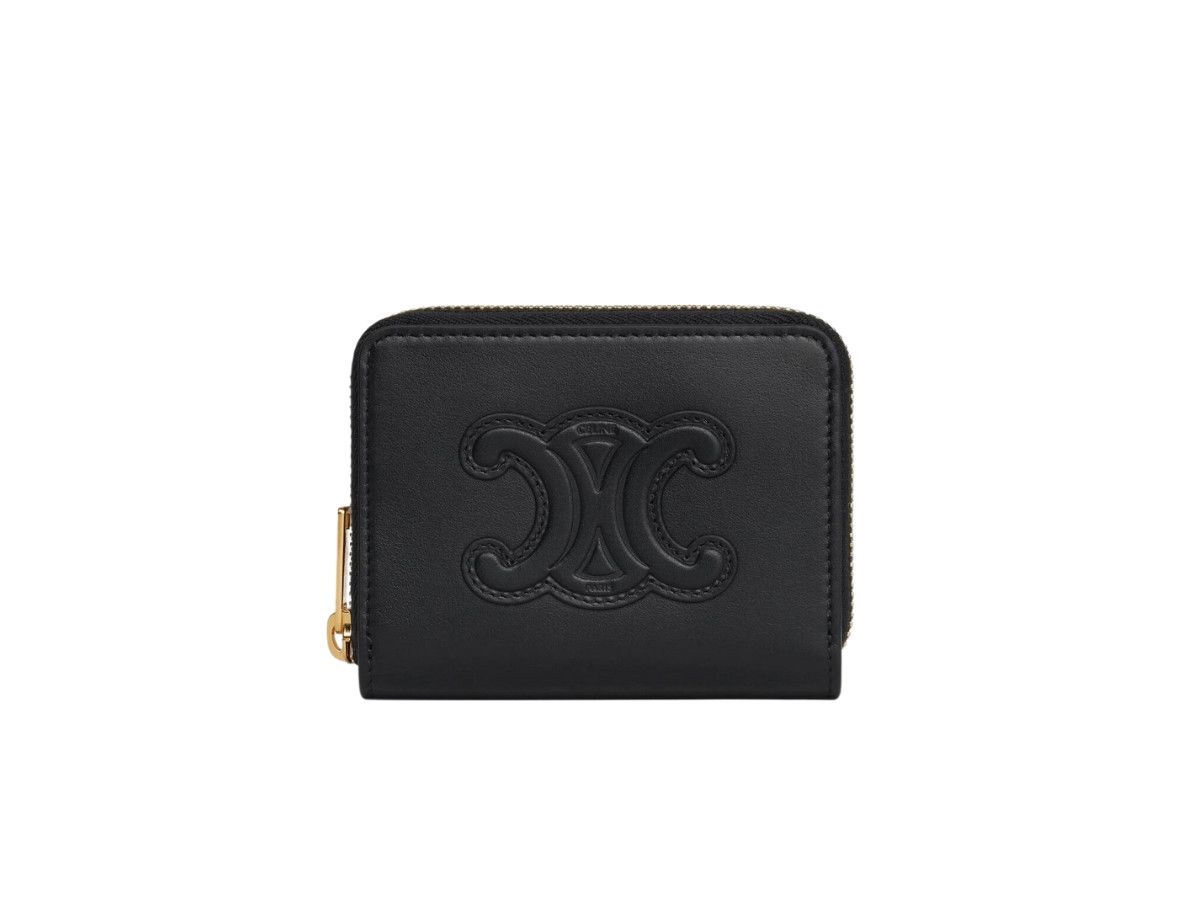Celine o1bcso1str0126 10K533DR8 Size: OS / Zipped Wallet in Black Size ONE SIZE - 1 Thumbnail