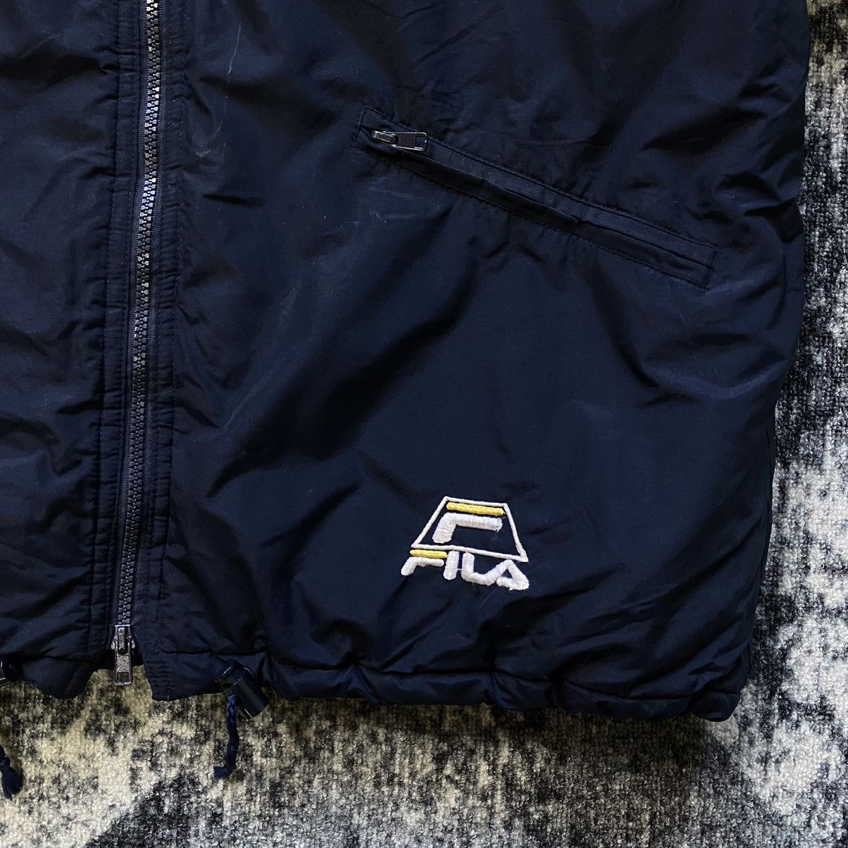 Fila Vintage FIla Down Jacket Elongated Jacket Zip Up Y2K 90s Size US XL / EU 56 / 4 - 3 Thumbnail