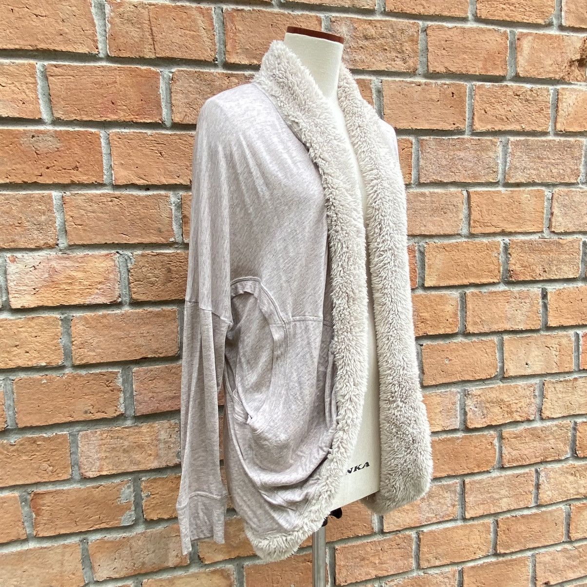 Tsumori Chisato Tsumori Chisato White Fur Collar Cardigan Size XS / US 0-2 / IT 36-38 - 14 Thumbnail