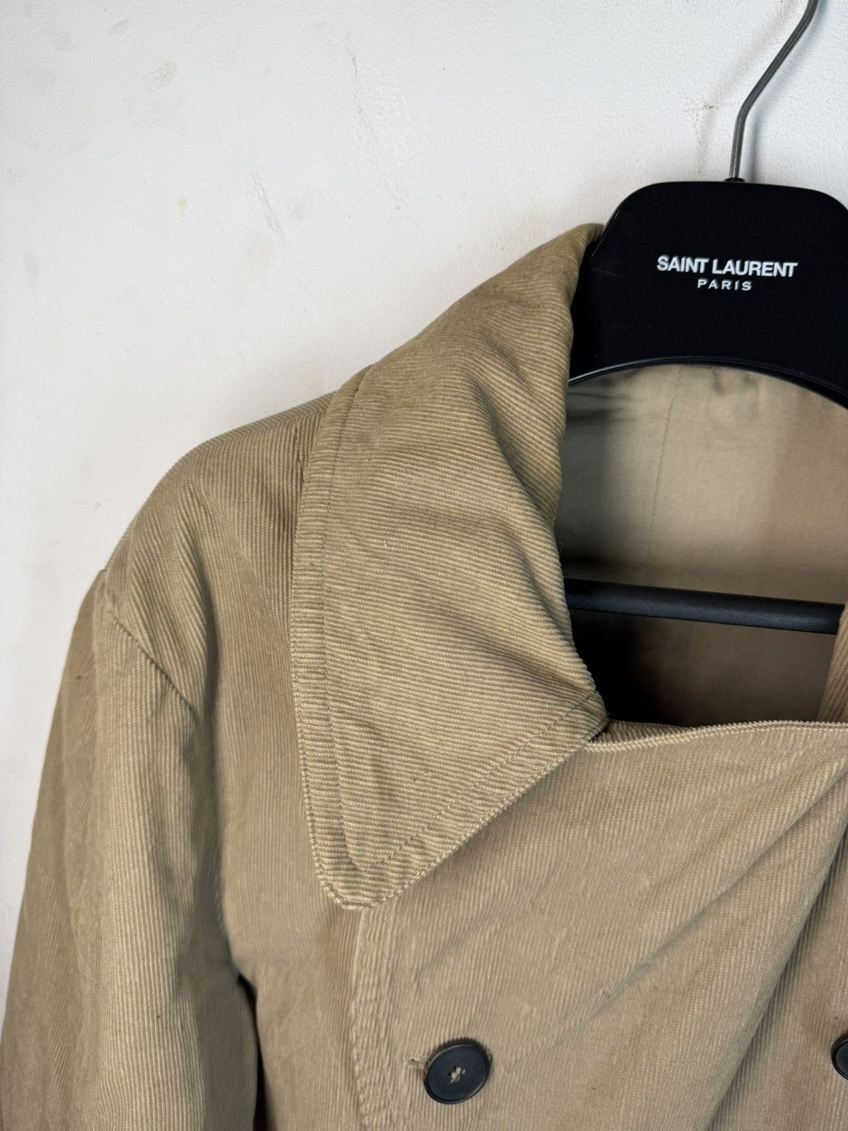Yves Saint Laurent Corduroy YSL Jacket Italy Rive Gauche Double Breasted Size US L / EU 52-54 / 3 - 12 Thumbnail
