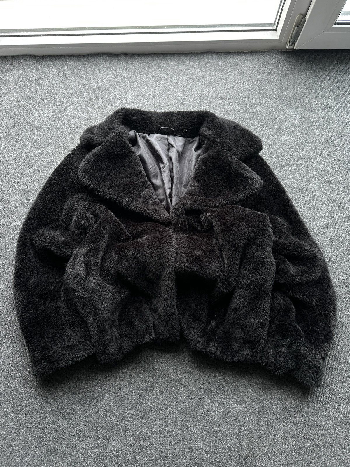Other WMN LUXURY 🚨 FAUX FUR BLACK JACKEY Y2K OPIUM LONG SLEEVE Size M / US 6-8 / IT 42-44 - 2 Thumbnail