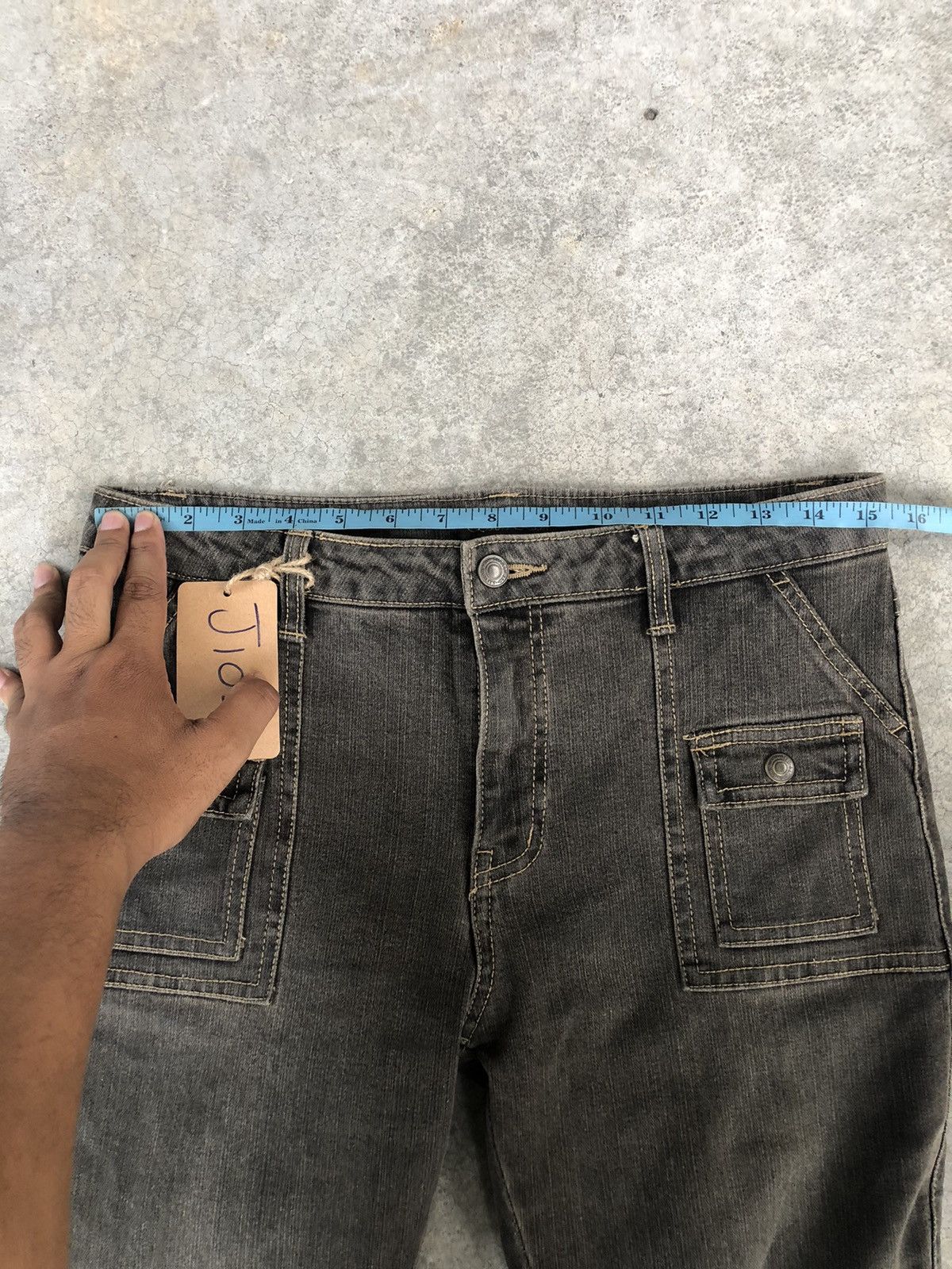 If Six Was Nine Japanese Back Rush Flared Jeans Distressed Size US 30 / EU 46 - 21 Thumbnail