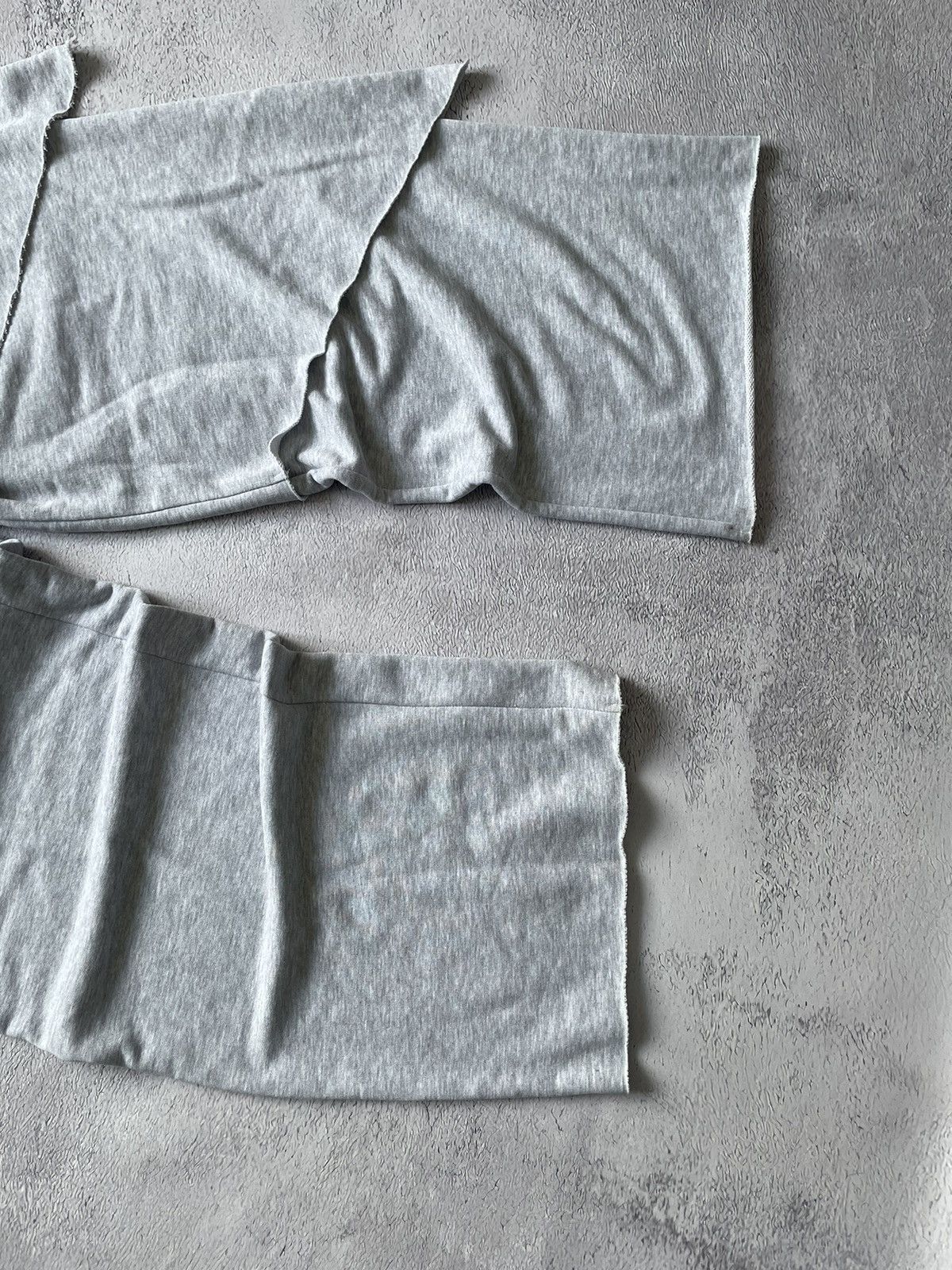 Designer Rare! Sweatpants Grey Kudasai Oh Handmade Designer Y2K Size US 32 / EU 48 - 8 Thumbnail