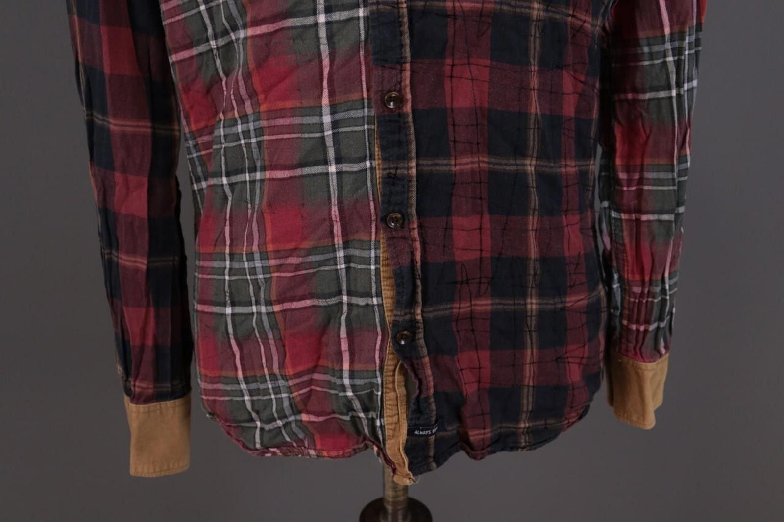 Desigual Desigual Mulricolor Check Flannel Button Down Shirt Size M Size US M / EU 48-50 / 2 - 2 Thumbnail