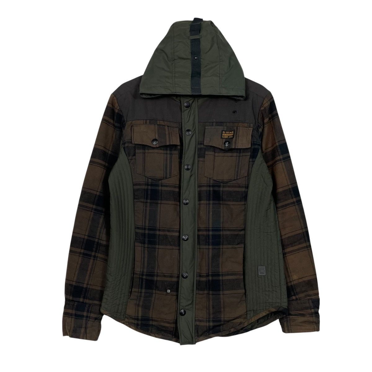 G-Star G Star Raw Tartan Hooded Jacket Size US M / EU 48-50 / 2 - 1 Thumbnail