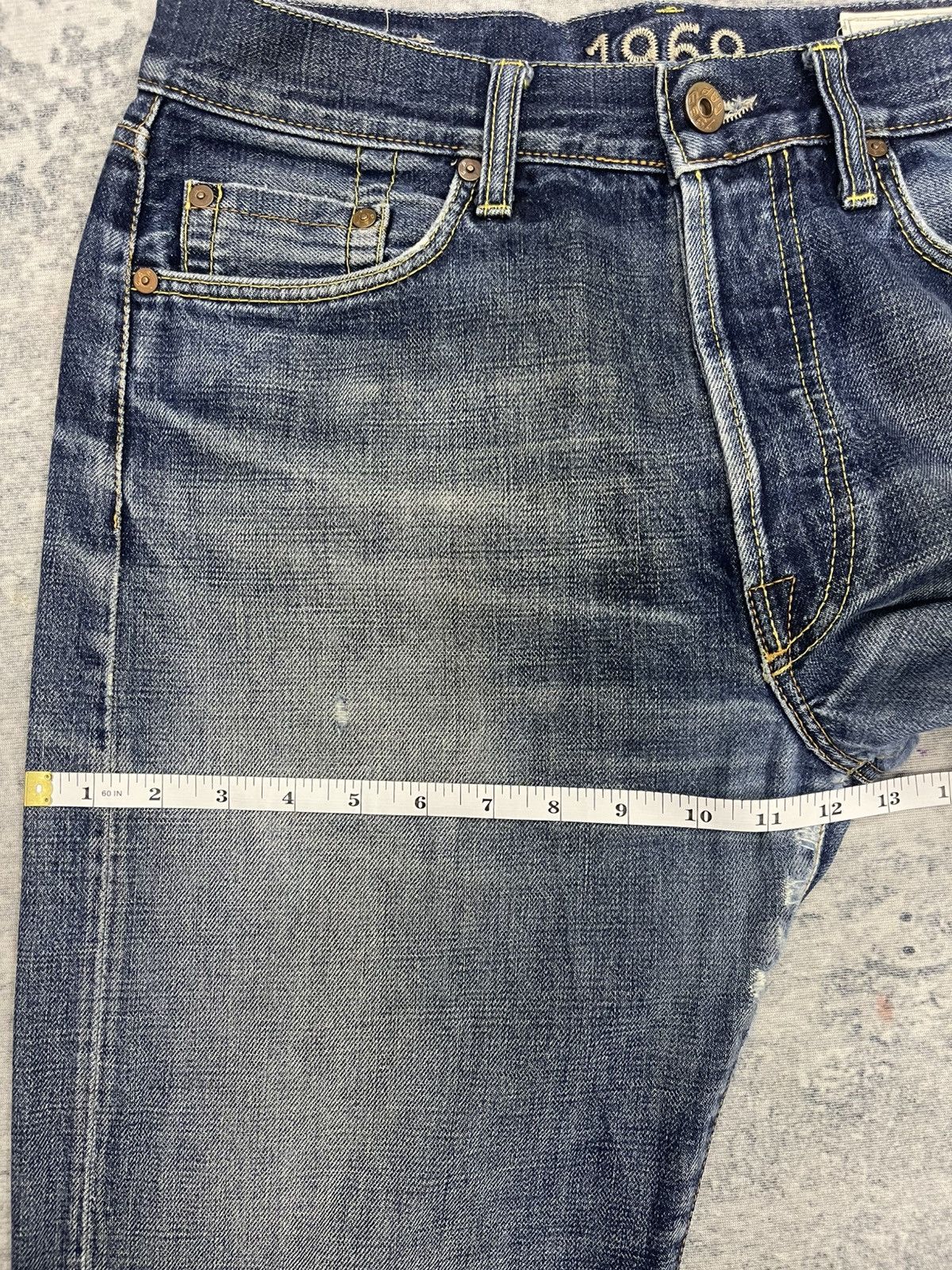 Gap Rare Gap 1969 Fly Button Selvedge Denim Size US 32 / EU 48 - 15 Thumbnail