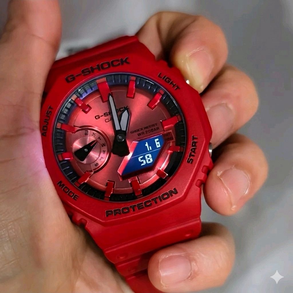 Casio Casio G Shock GA-2100RRB-4AJF Size ONE SIZE - 5 Thumbnail