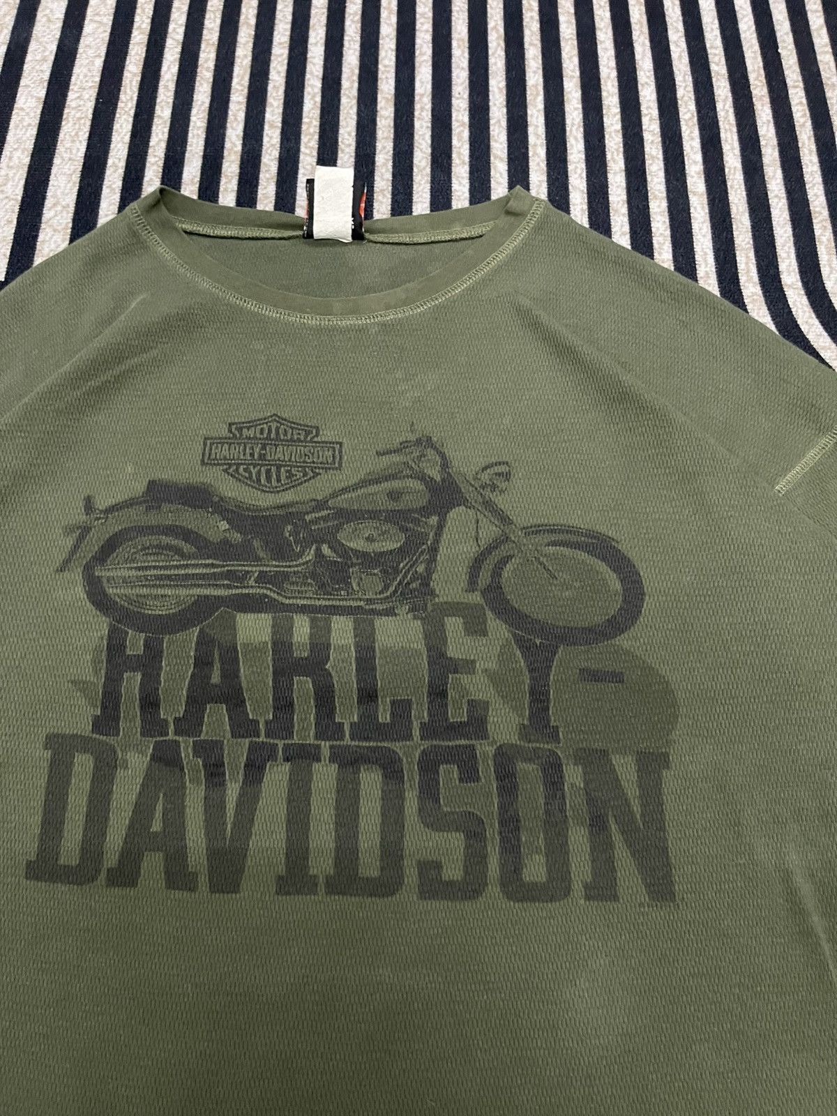 Harley Davidson VINTAGE 2006 HARLEY DAVIDSON CHI-TOWN LONG SLEEVE Size US XL / EU 56 / 4 - 6 Thumbnail