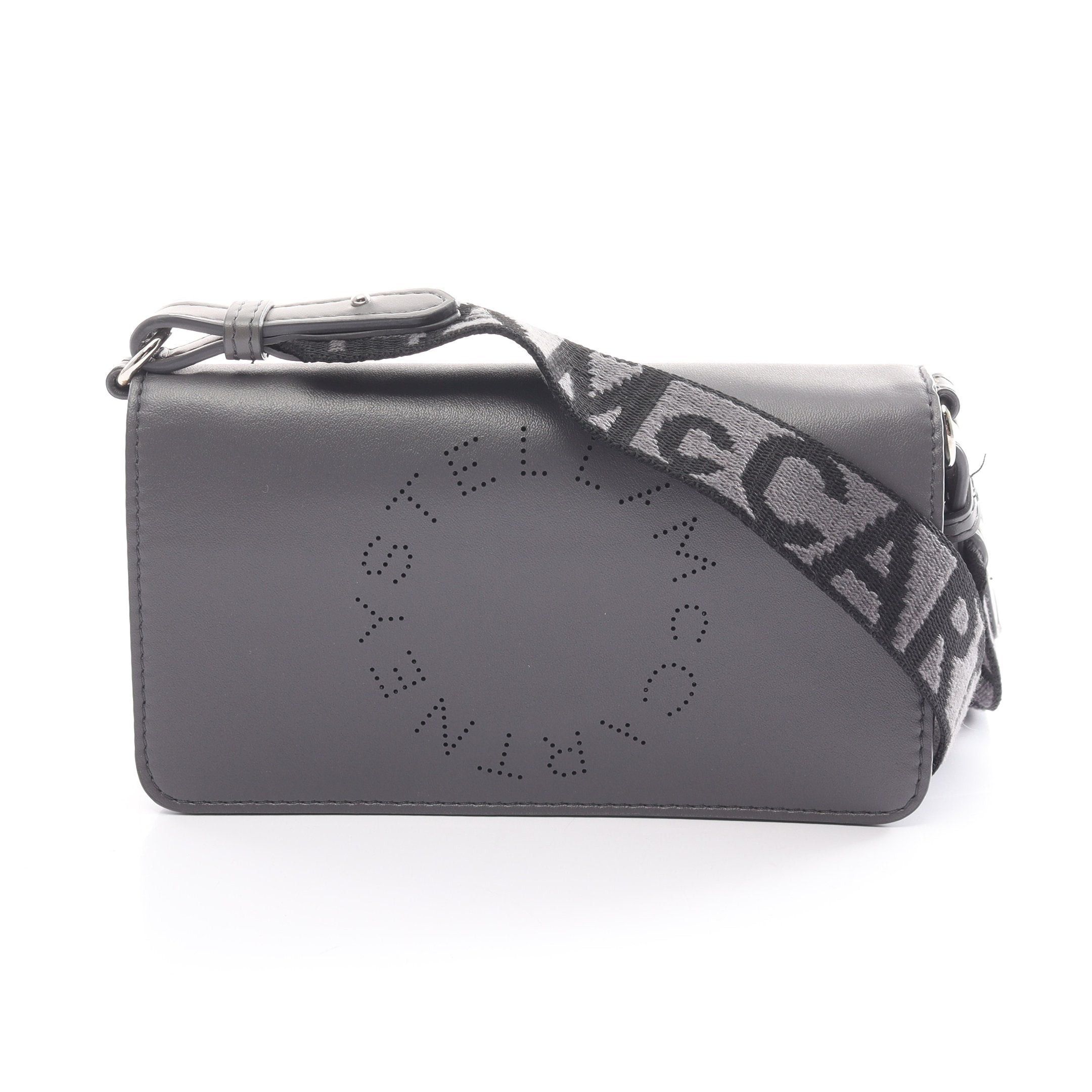 Stella McCartney Stella Mccartney Stella Logo Mini Shoulder Wallet Fake Leather Gray Size ONE SIZE - 1 Thumbnail