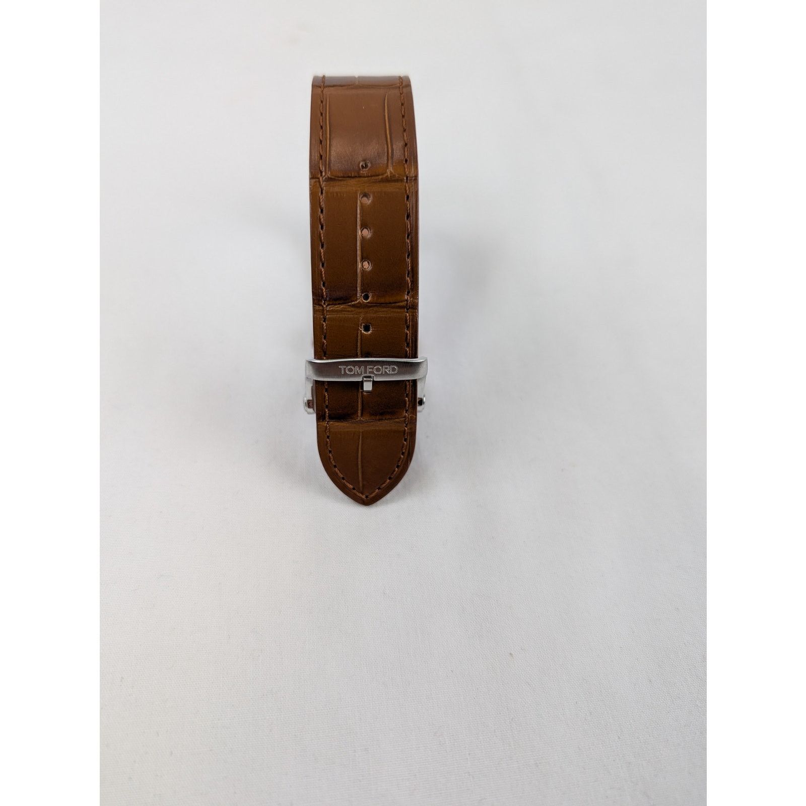 Tom Ford o1rshd1 Size: OS/ Alligator Buckle Watch Straps 19mm Brushed Size ONE SIZE - 9 Thumbnail