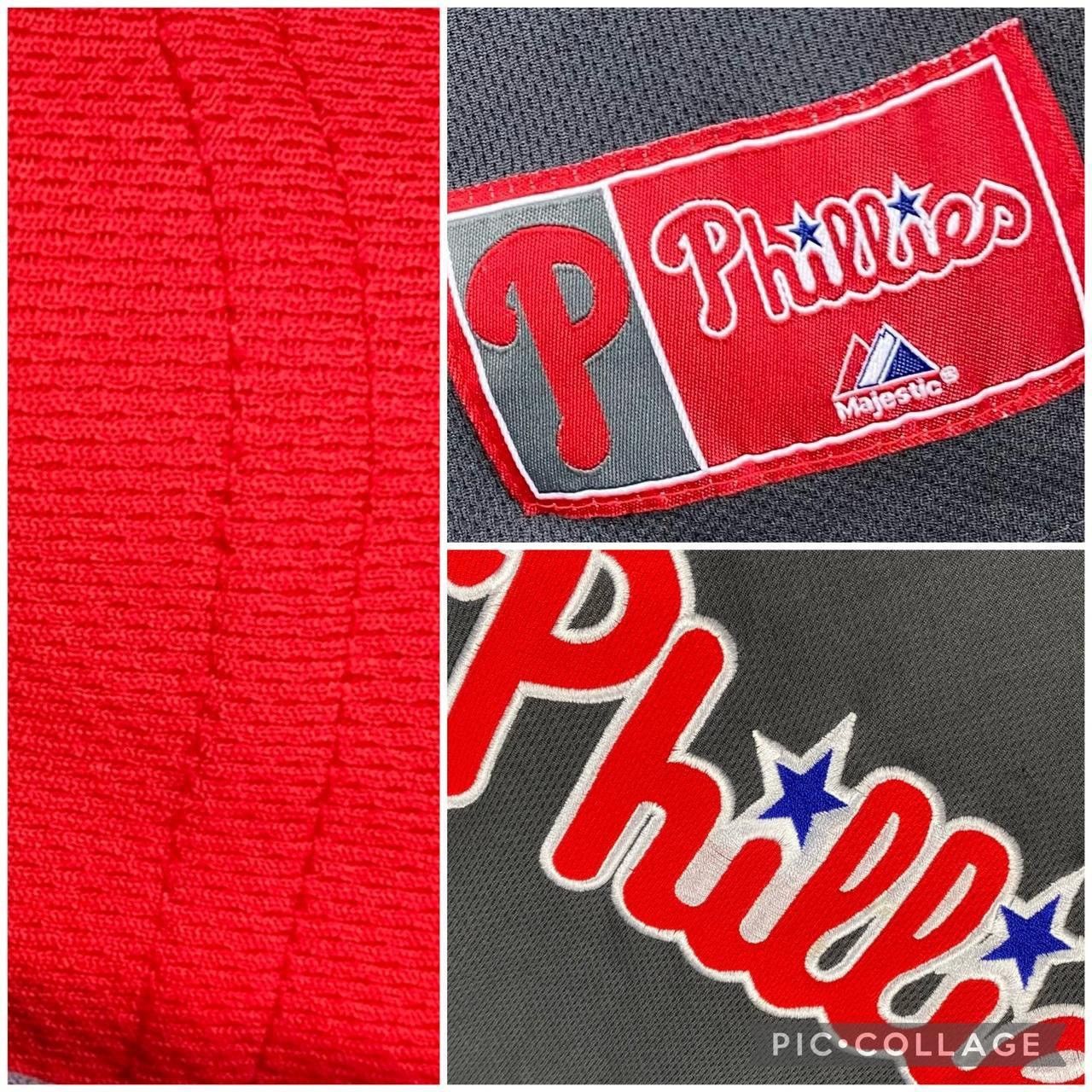 MLB × Majestic × Vintage Vintage Majestic MLB Philadelphia Phillies Jersey Shirt Size US XL / EU 56 / 4 - 3 Thumbnail