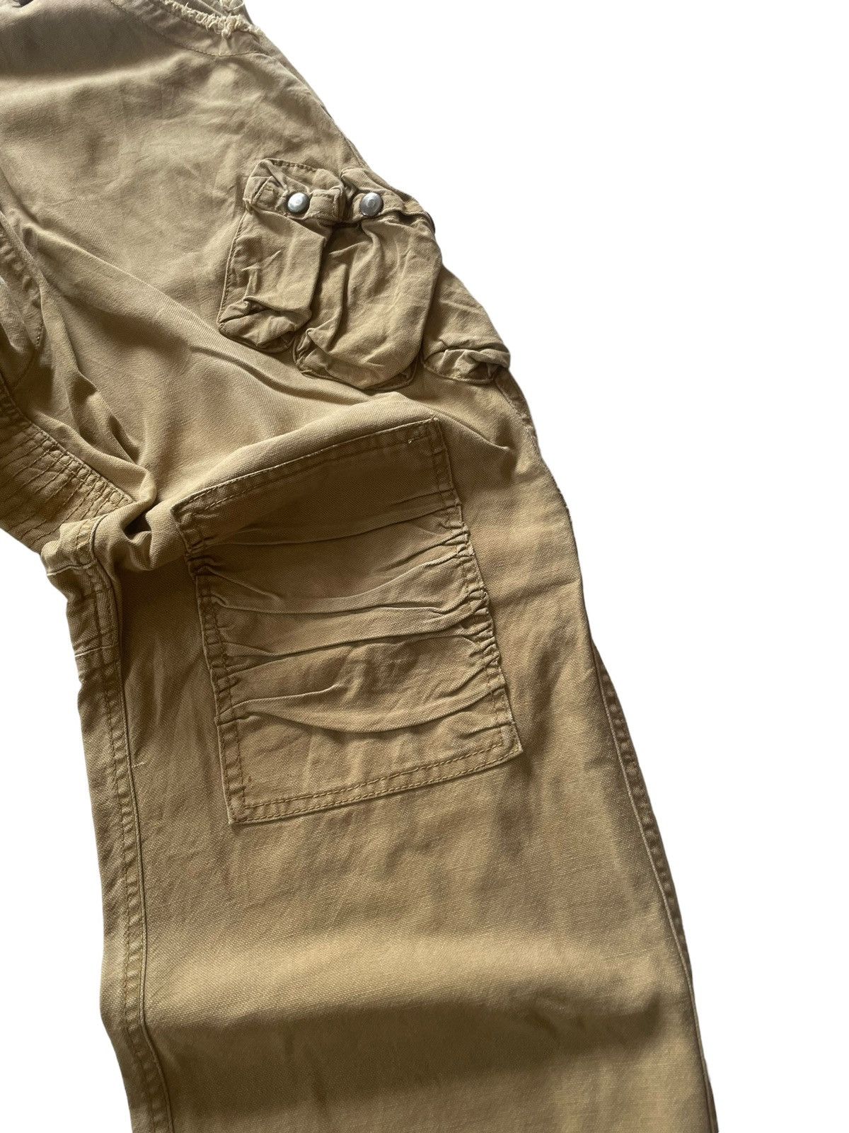 Japanese Brand × Junya Watanabe Junyawatanabe Dolce Gabanna Style Distressed Baggy Cargos Size US 32 / EU 48 - 7 Thumbnail