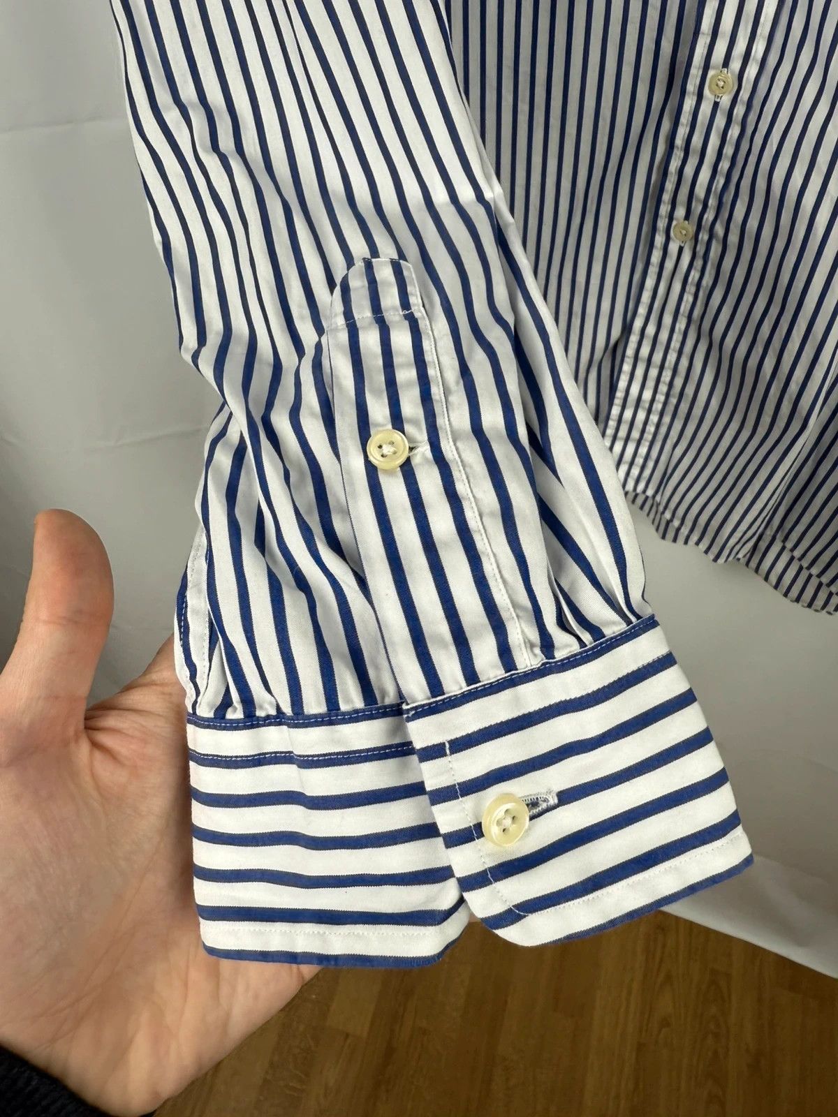 Ralph Lauren Ralph Lauren Cup Striped Shirt Cotton Men size XXL Size US XXL / EU 58 / 5 - 6 Thumbnail