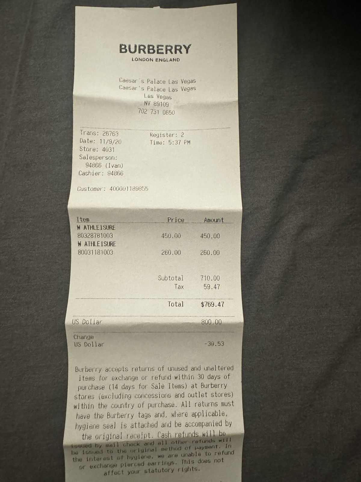 Burberry Women’s Burberry Matching Sports Bra and Legging set Size S / US 4 / IT 40 - 6 Thumbnail