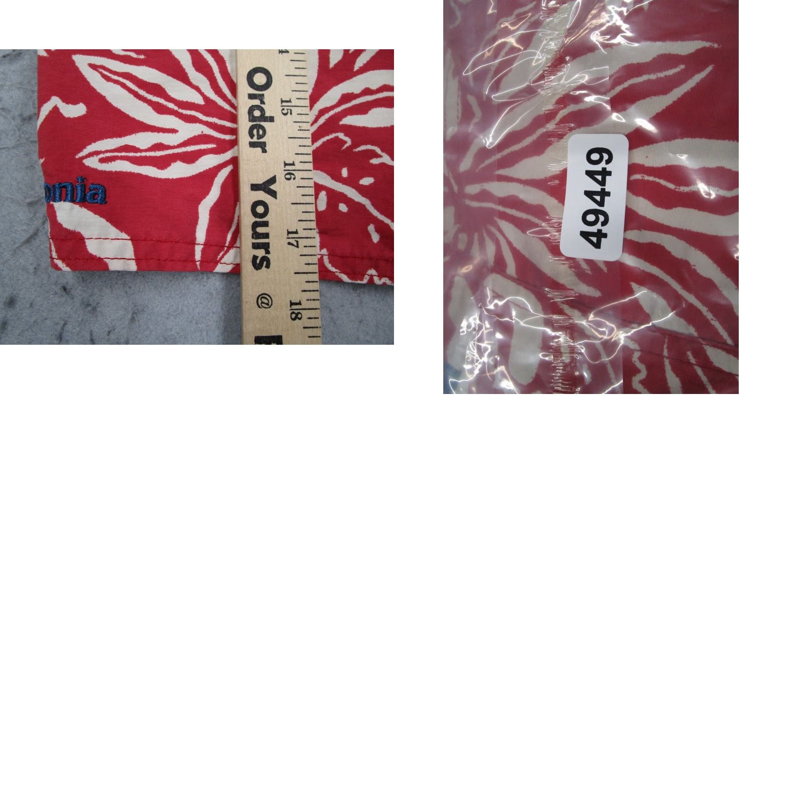 Patagonia Patagonia Shorts Mens 28 Red Floral Wavefarer Board Shorts Swim Trunks STY86620 Size US 28 / EU 44 - 8 Thumbnail
