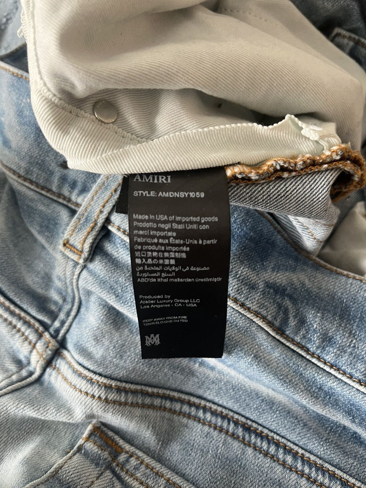 Amiri Amiri shotgun jeans 34 Size US 34 / EU 50 - 6 Thumbnail