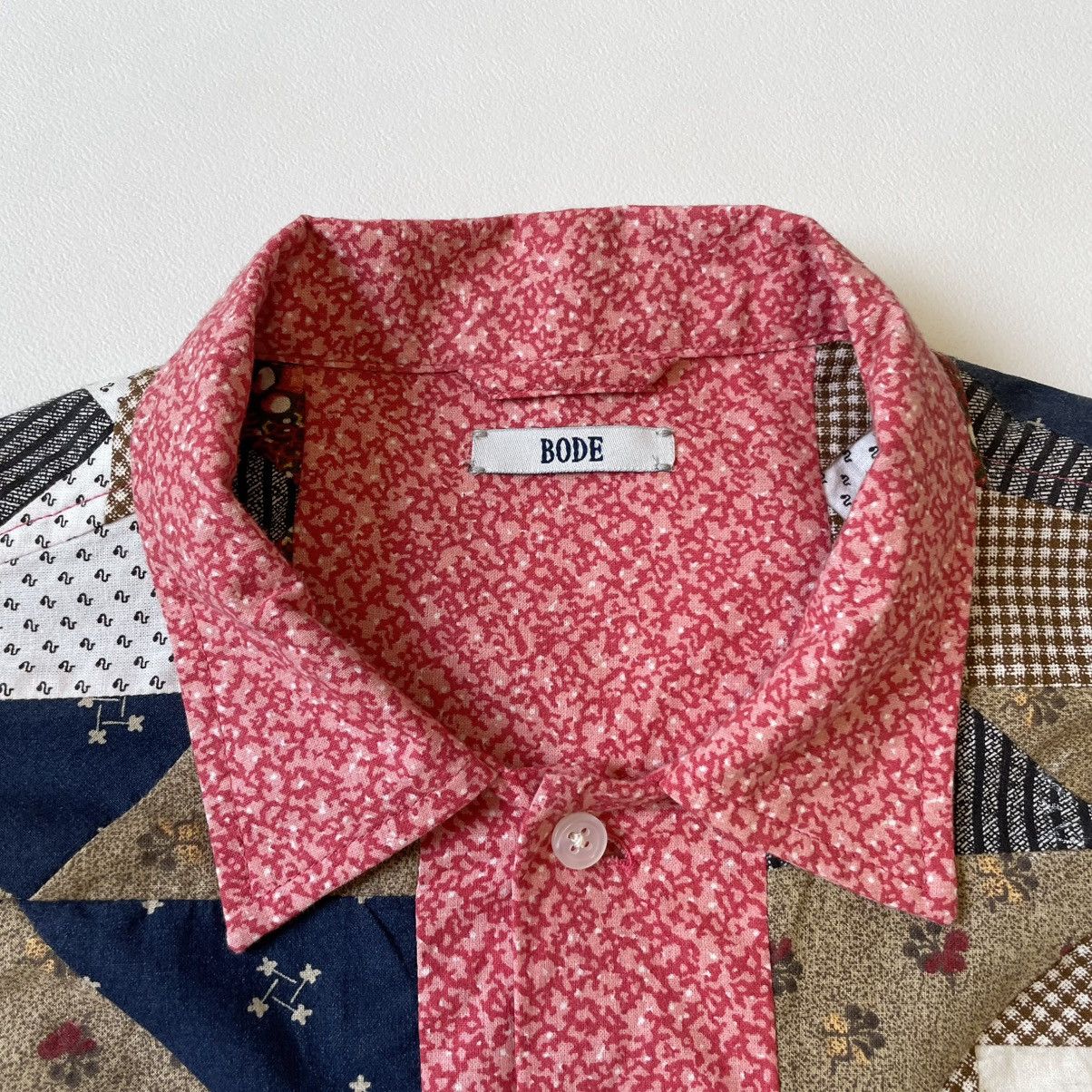 Bode Patch Work Quilt Patterned Boxy Shirt Size US L / EU 52-54 / 3 - 6 Thumbnail